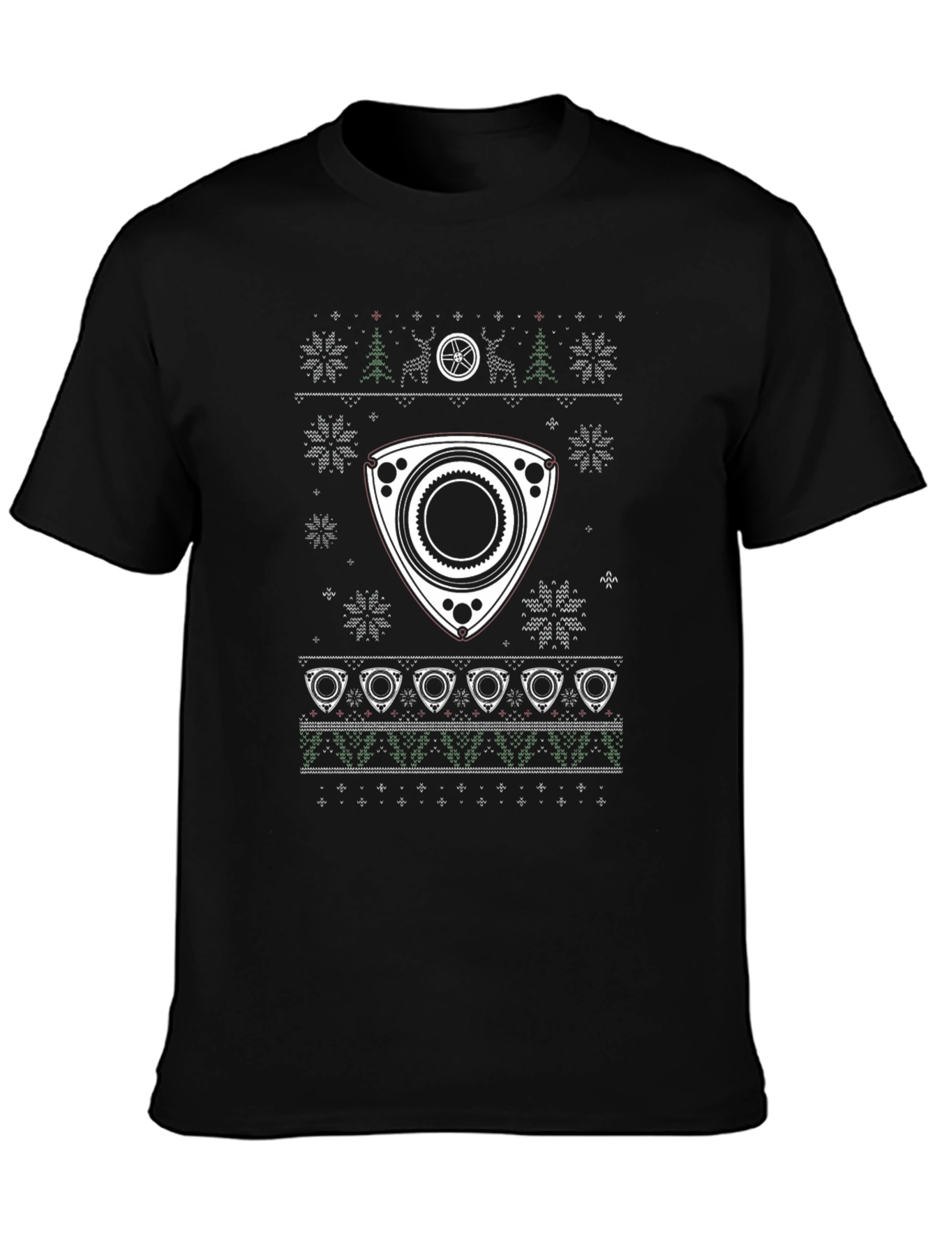 Rotary Engine Christmas Sweater T-Shirt