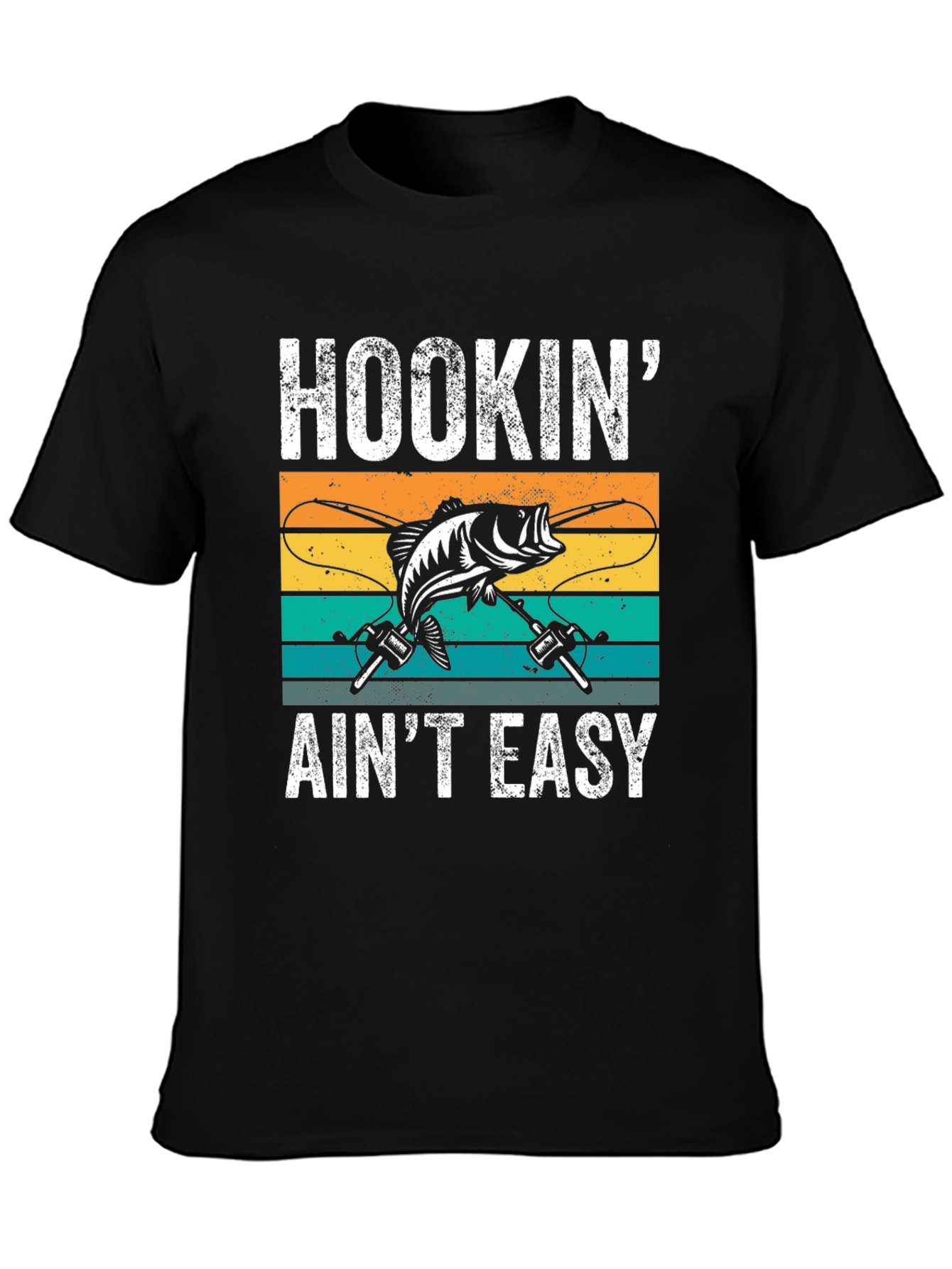 Hookin Aint Easy Fishing T-Shirt