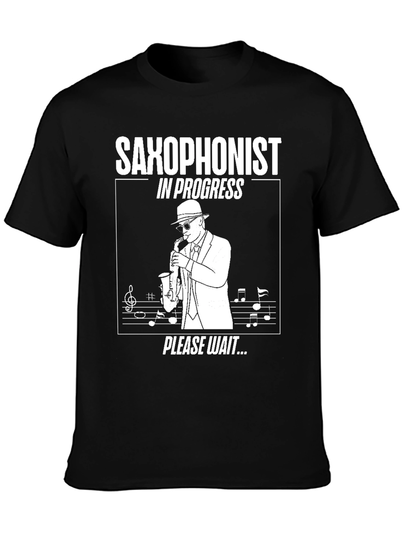 Saxophonist in Progress T-Shirt - Musician Tee