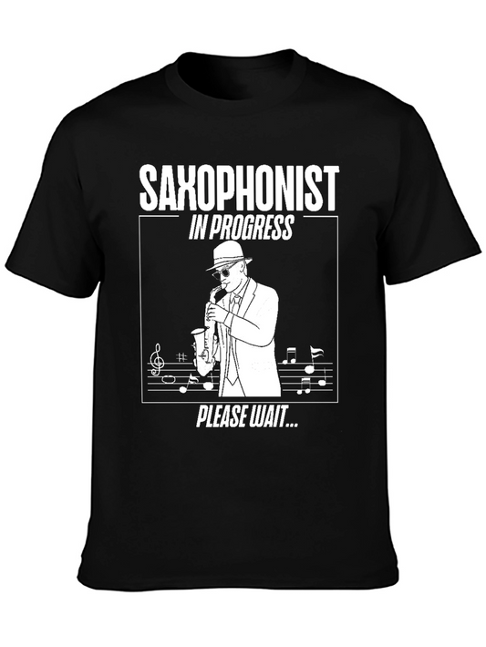 Saxophonist in Progress T-Shirt - Musician Tee