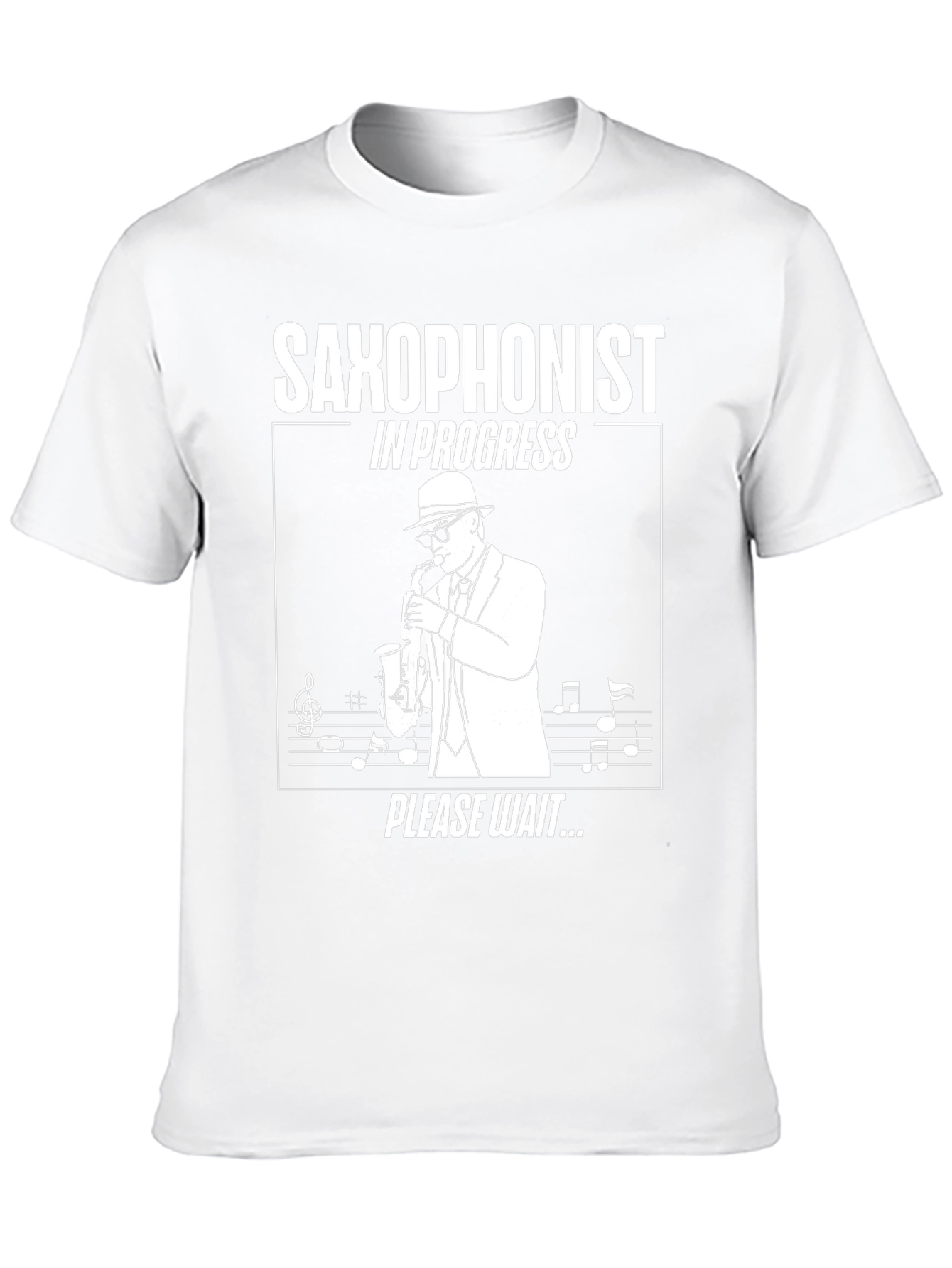Saxophonist in Progress T-Shirt - Musician Tee