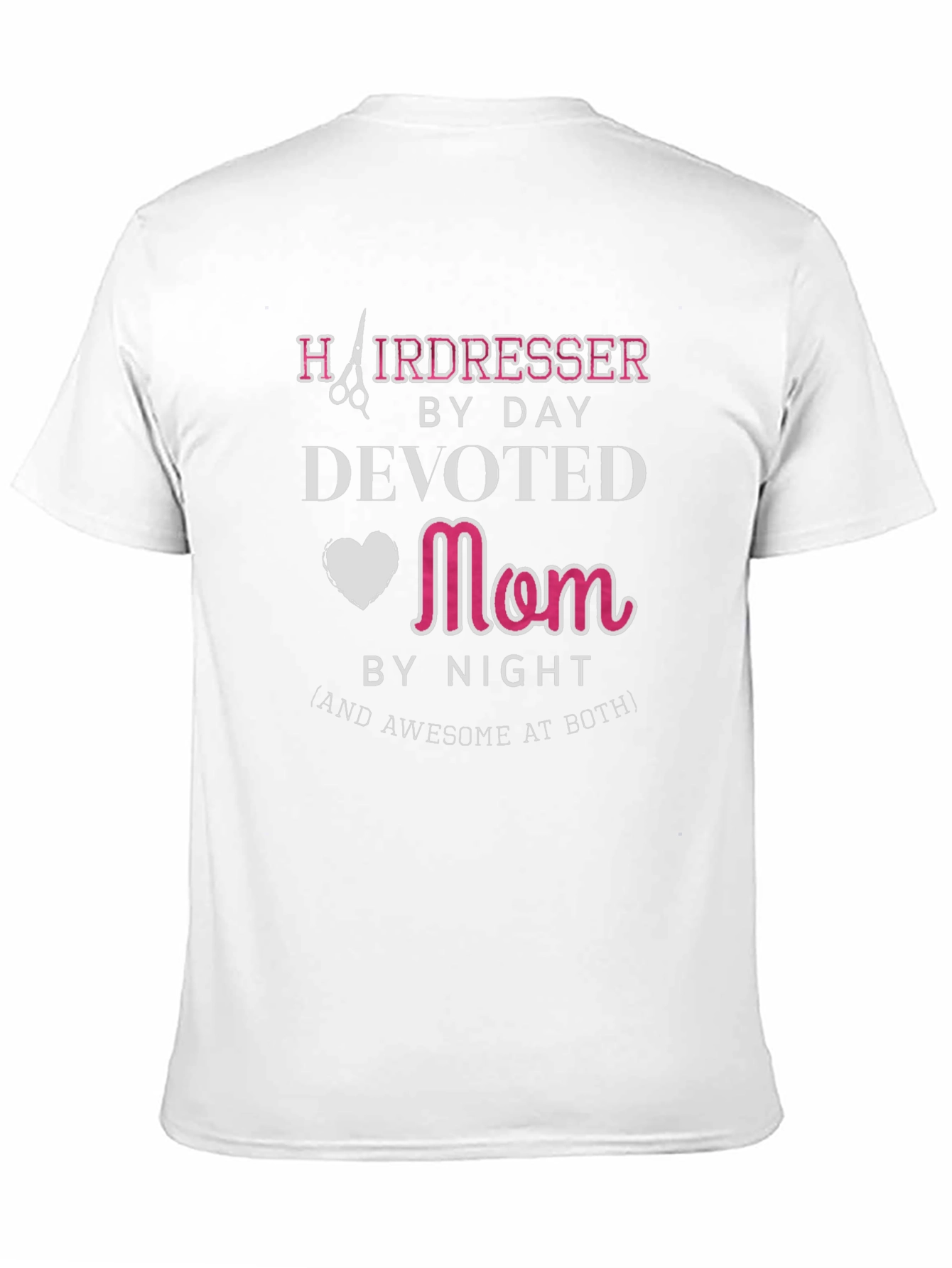 Hairdresser Mom Graphic Tee - Black