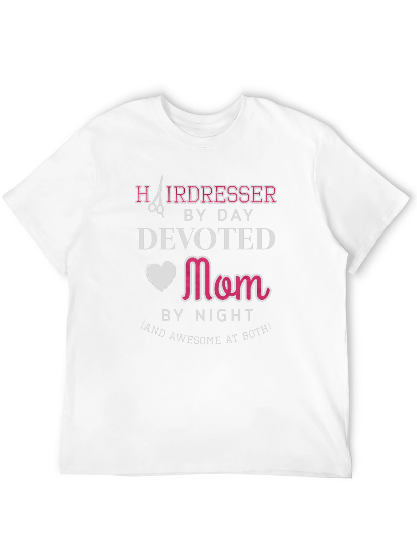 Hairdresser Mom Graphic Tee - Black