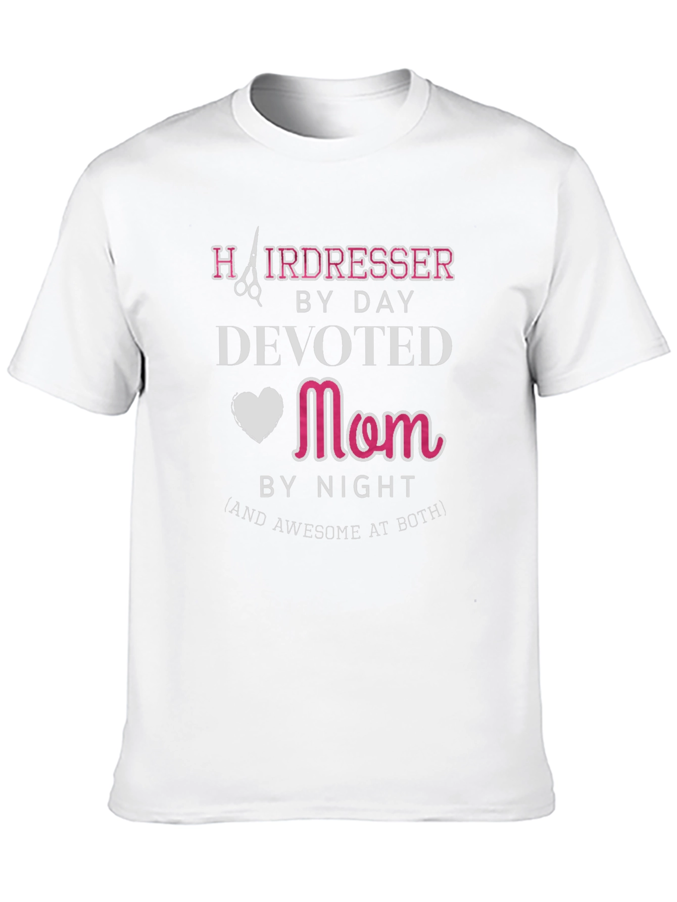 Hairdresser Mom Graphic Tee - Black