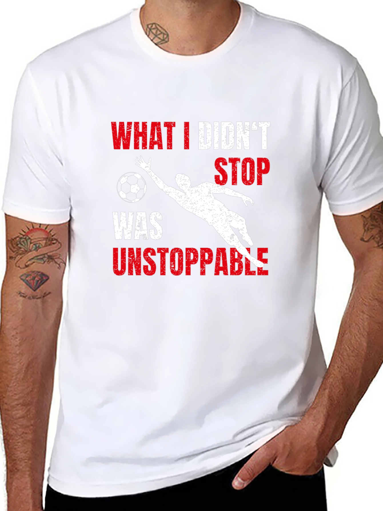 Unstoppable Goalie Graphic T-Shirt - Soccer Fan Apparel