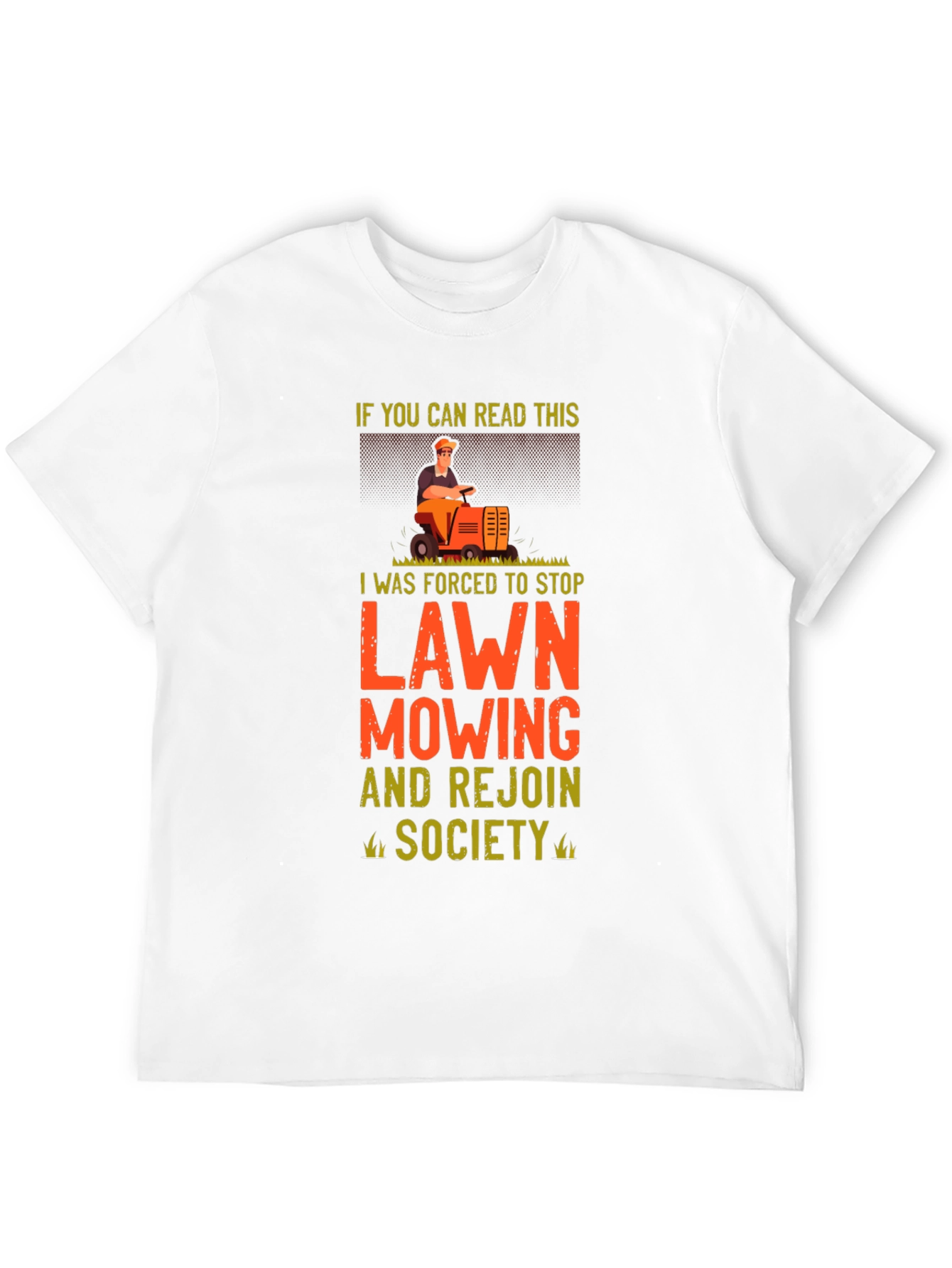 Funny Lawn Mowing T-Shirt
