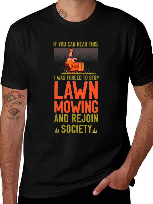 Funny Lawn Mowing T-Shirt