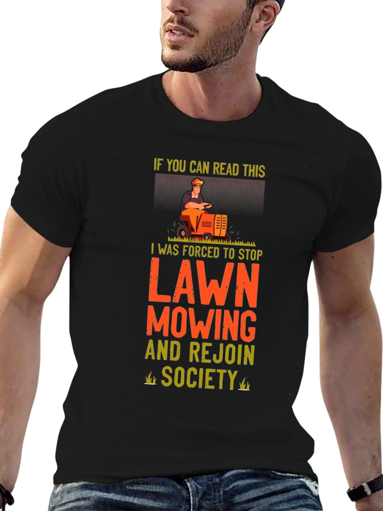 Funny Lawn Mowing T-Shirt