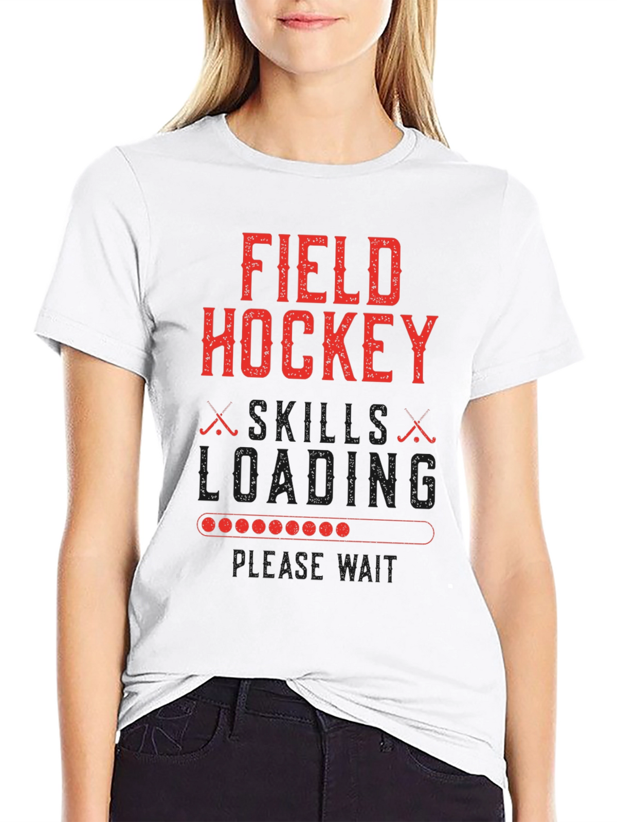 Field Hockey Skills Loading Graphic Tee