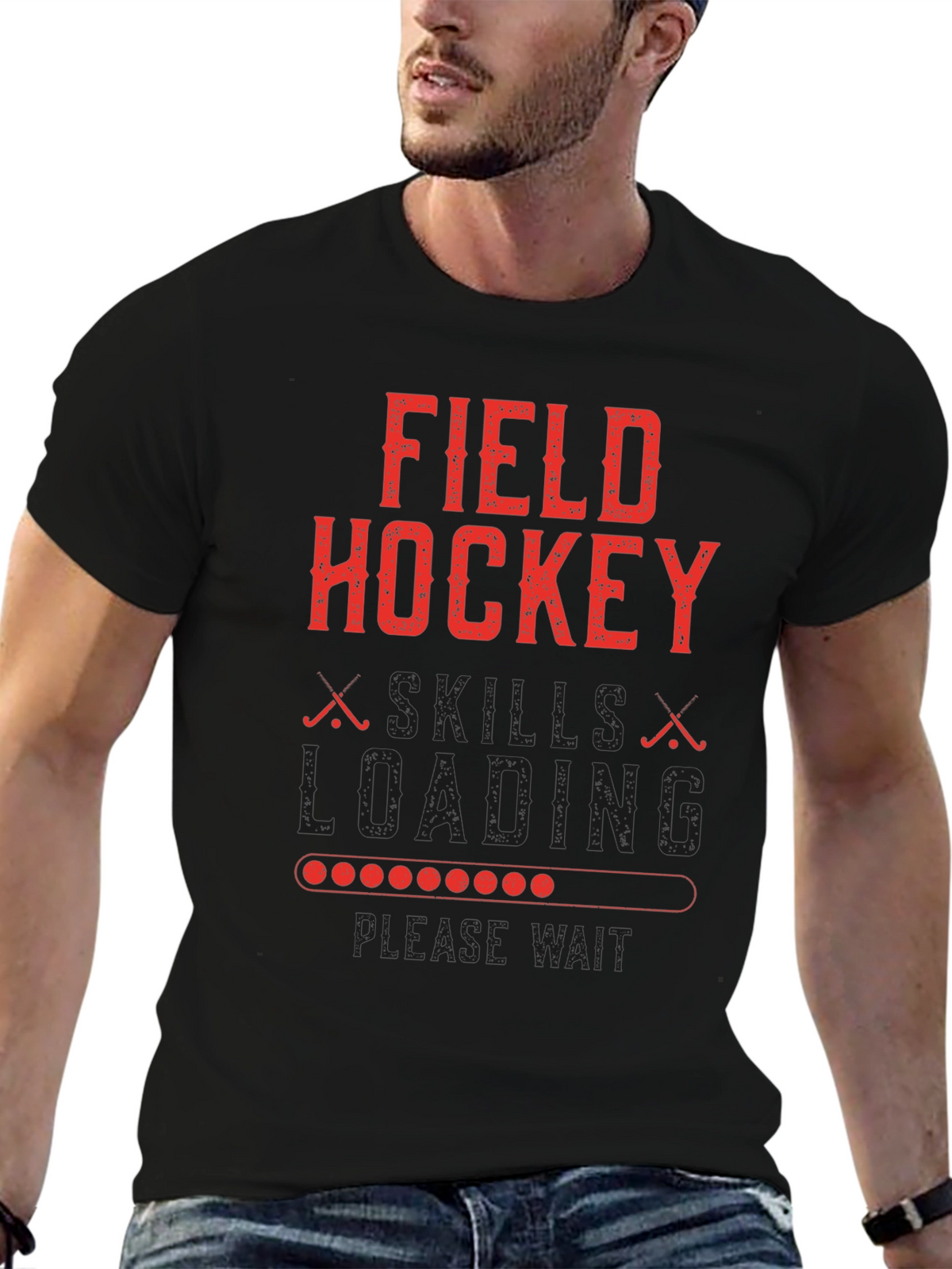 Field Hockey Skills Loading Graphic Tee