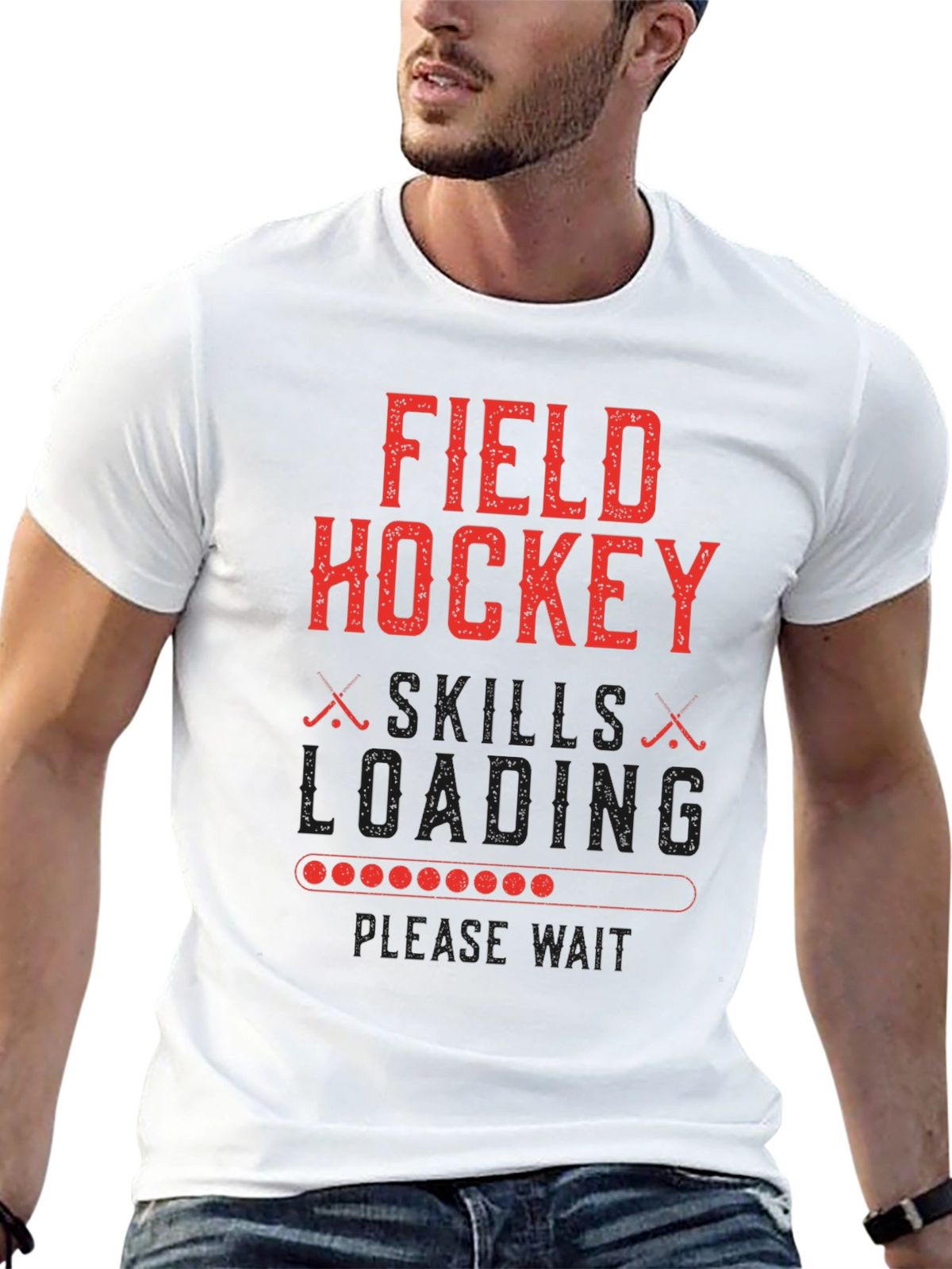 Field Hockey Skills Loading Graphic Tee