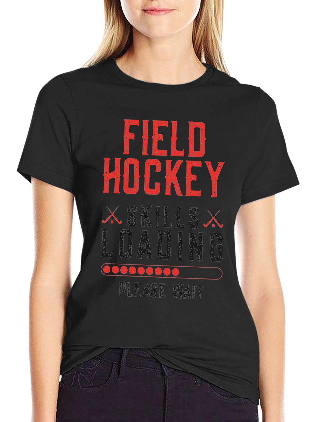 Field Hockey Skills Loading Graphic Tee