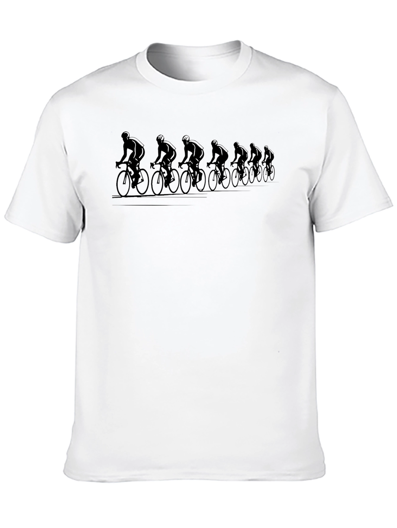 Cycling Team T-Shirt - Black