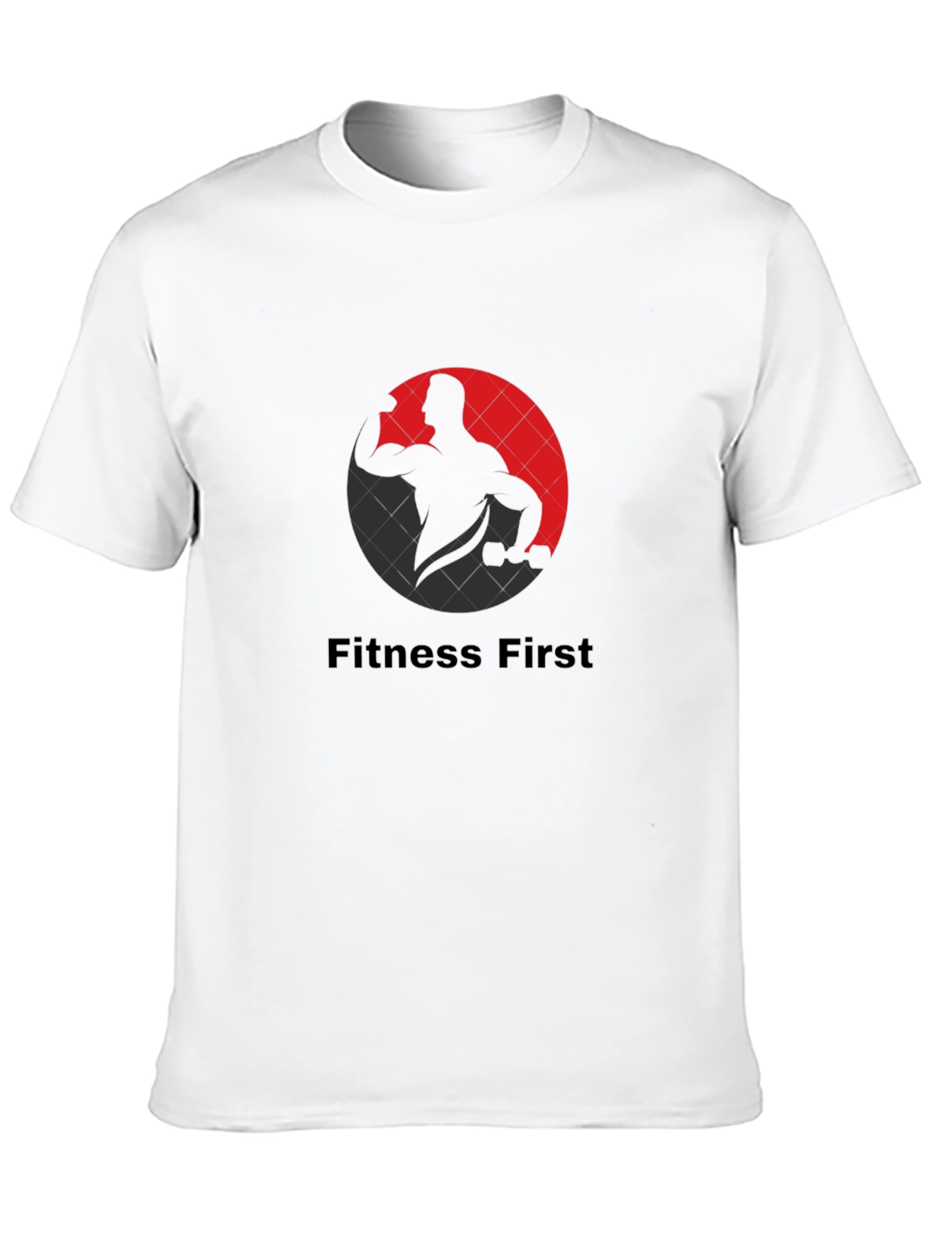 Fitness First Graphic Black T-Shirt