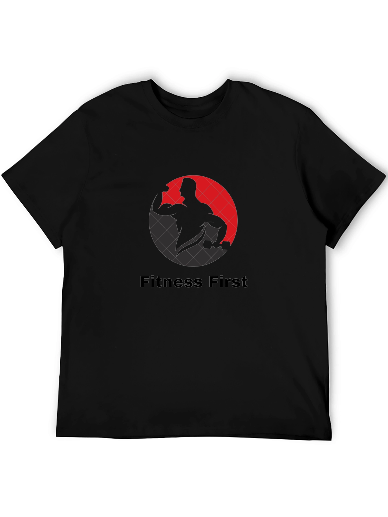 Fitness First Graphic Black T-Shirt