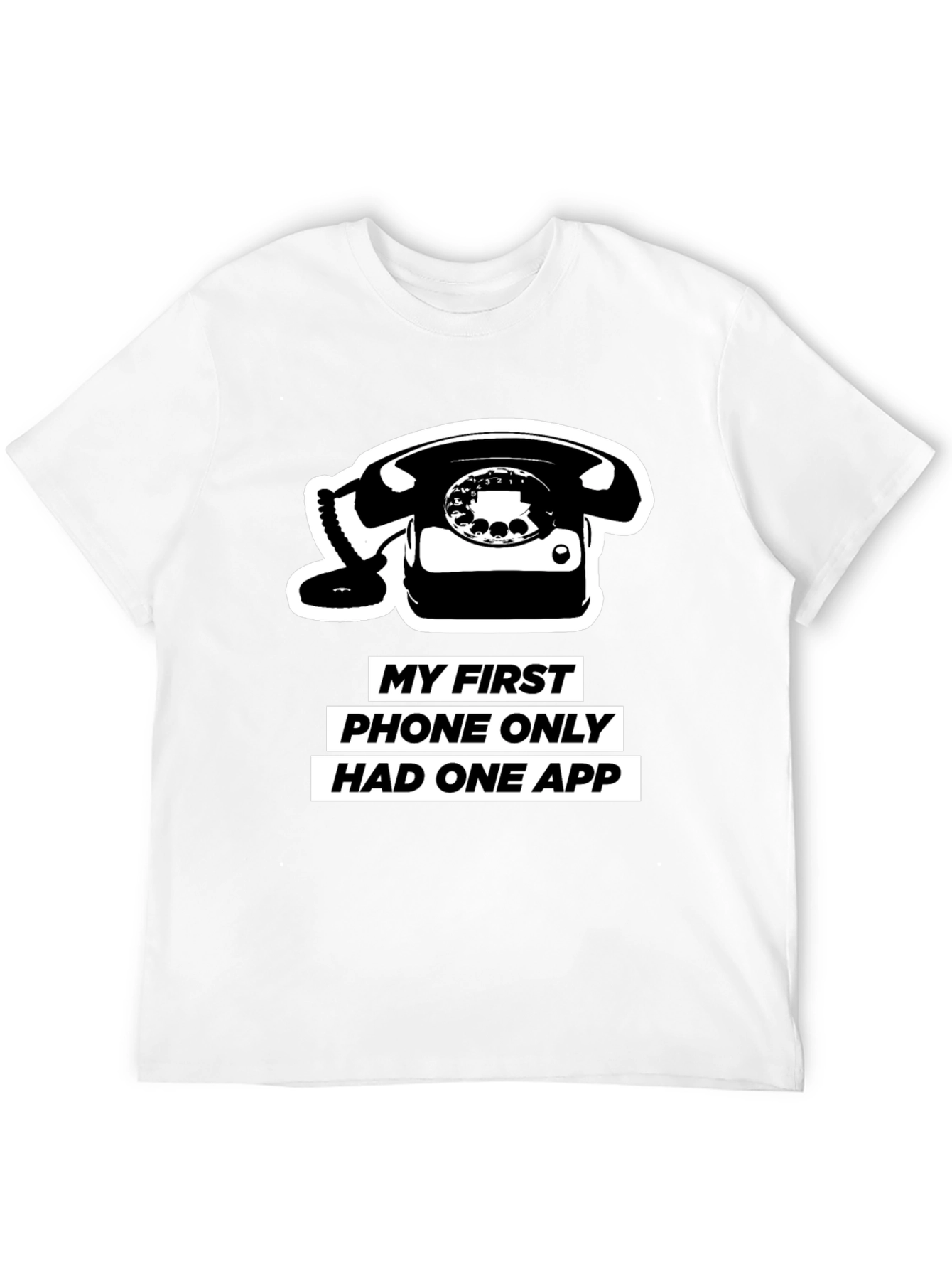 Retro Phone T-Shirt - One App Only!