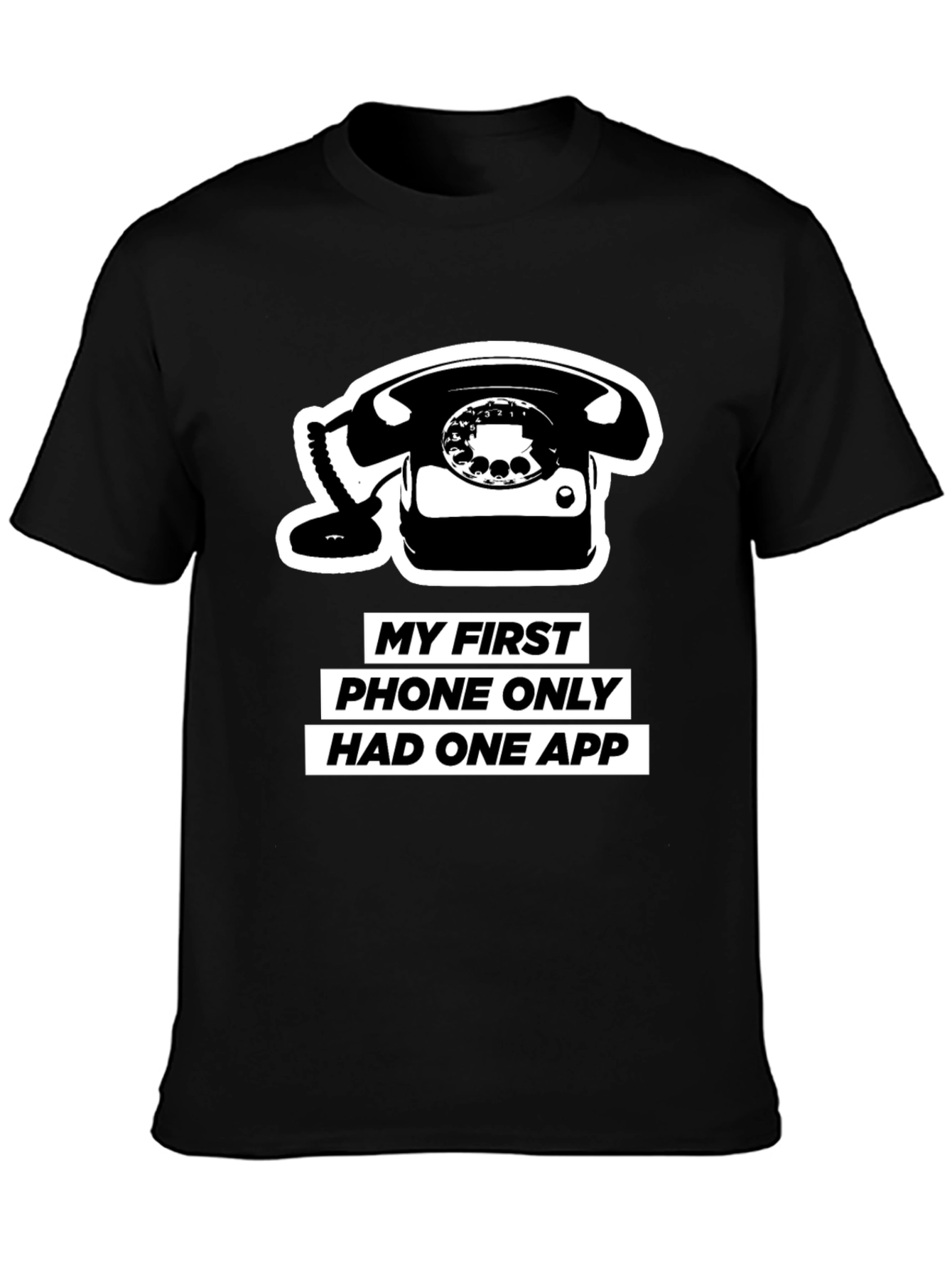 Retro Phone T-Shirt - One App Only!