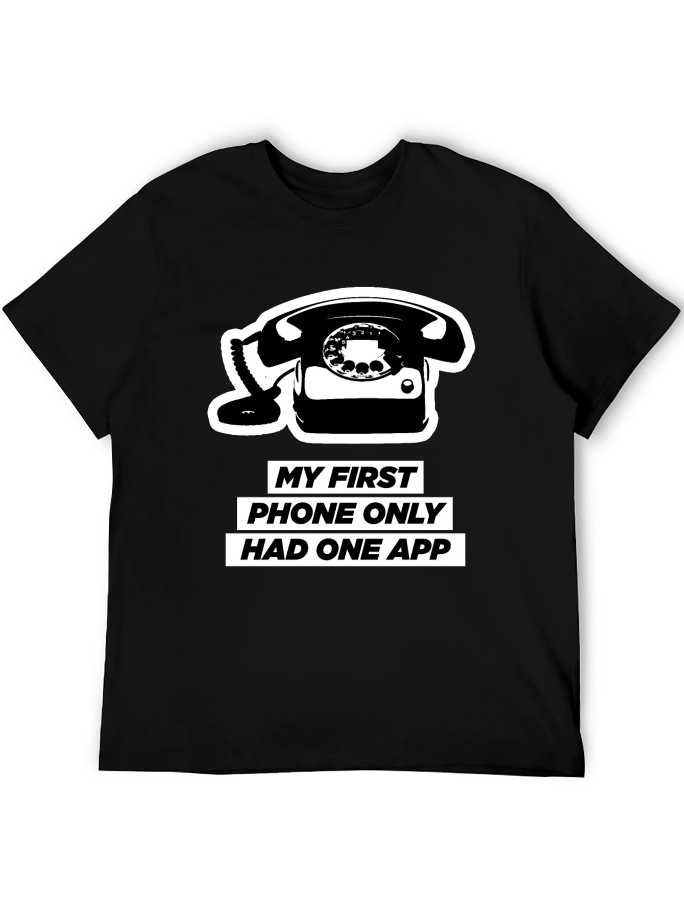 Retro Phone T-Shirt - One App Only!