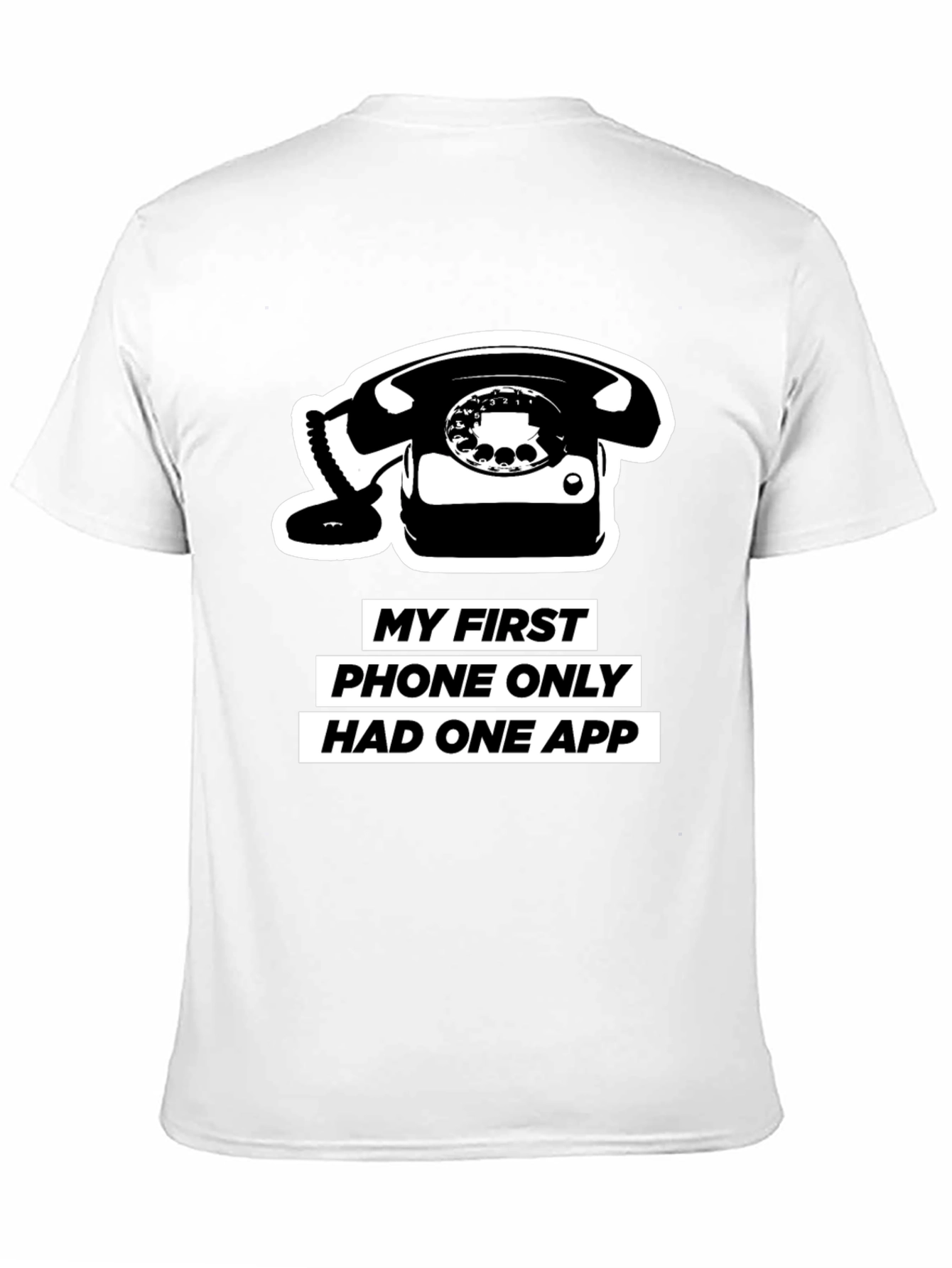 Retro Phone T-Shirt - One App Only!