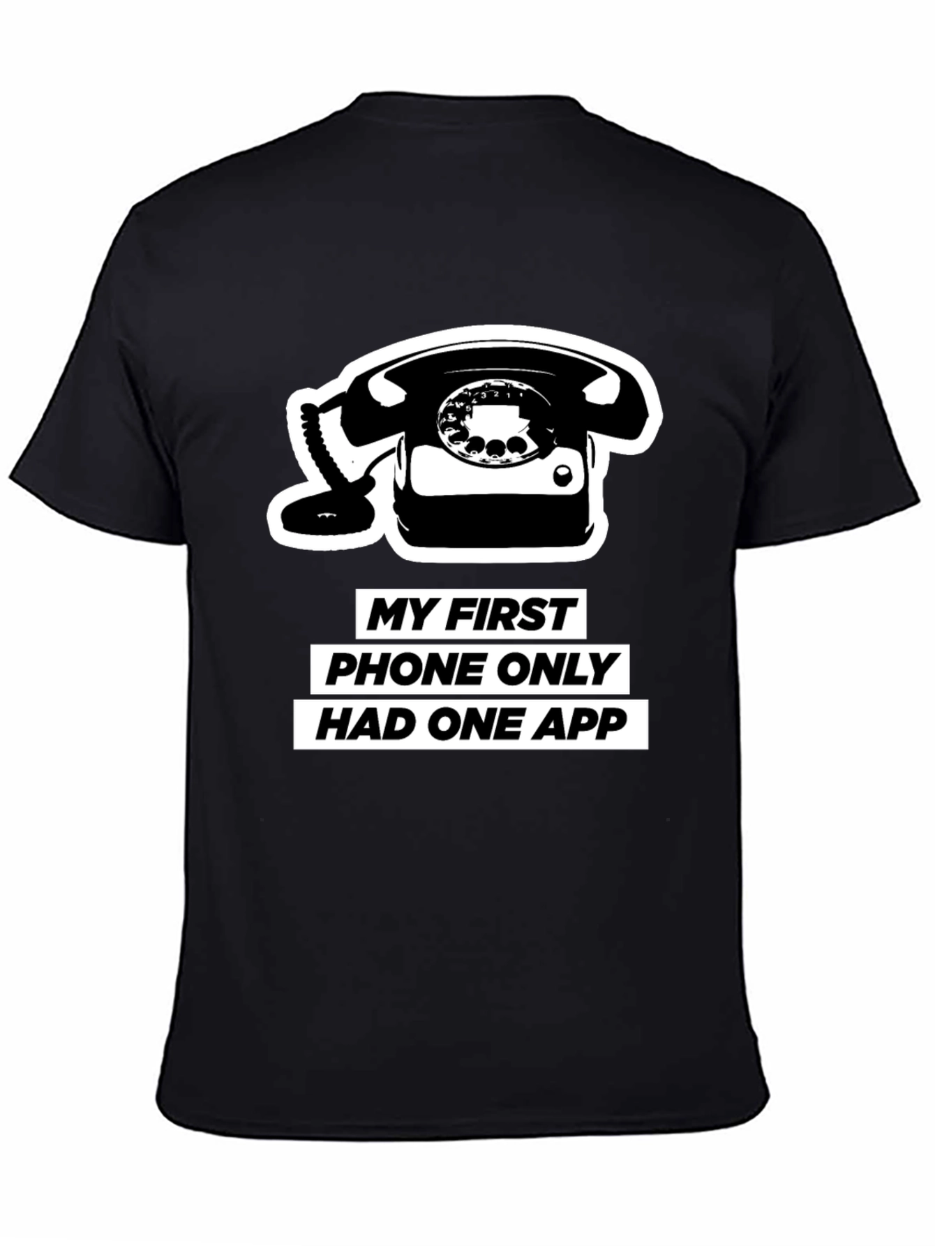 Retro Phone T-Shirt - One App Only!
