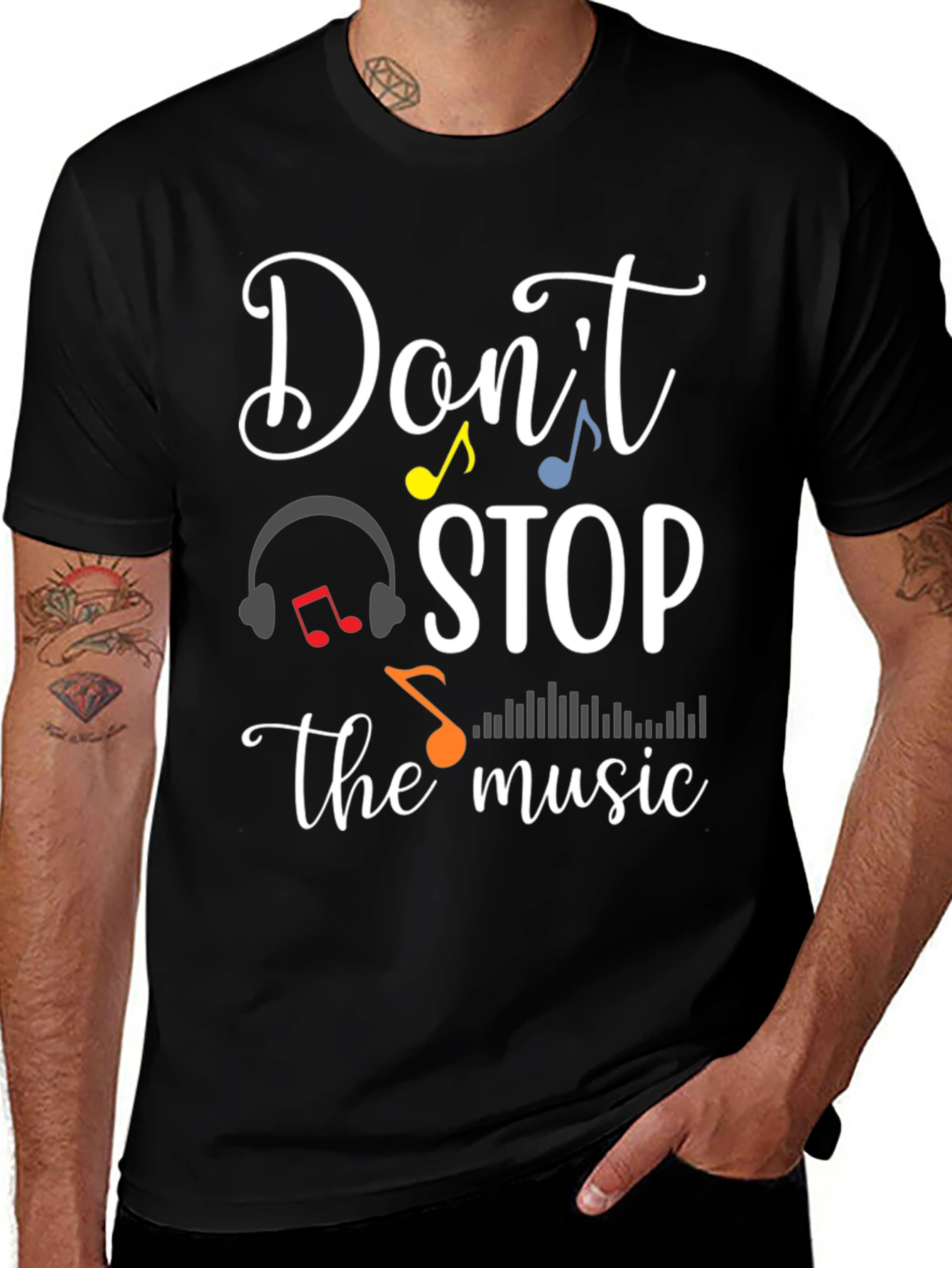 Dont Stop the Music Graphic T-Shirt