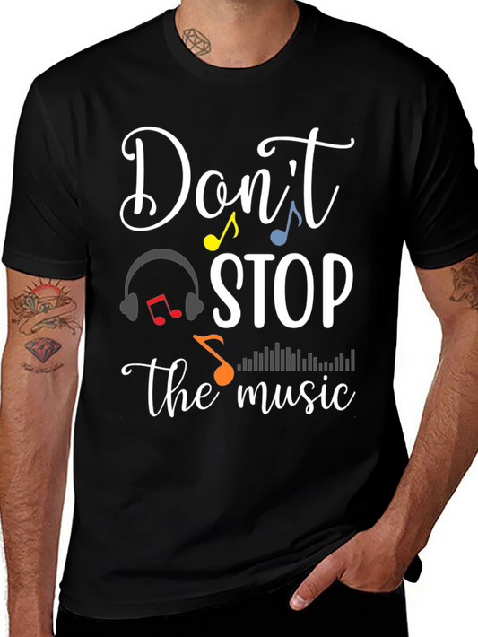 Dont Stop the Music Graphic T-Shirt