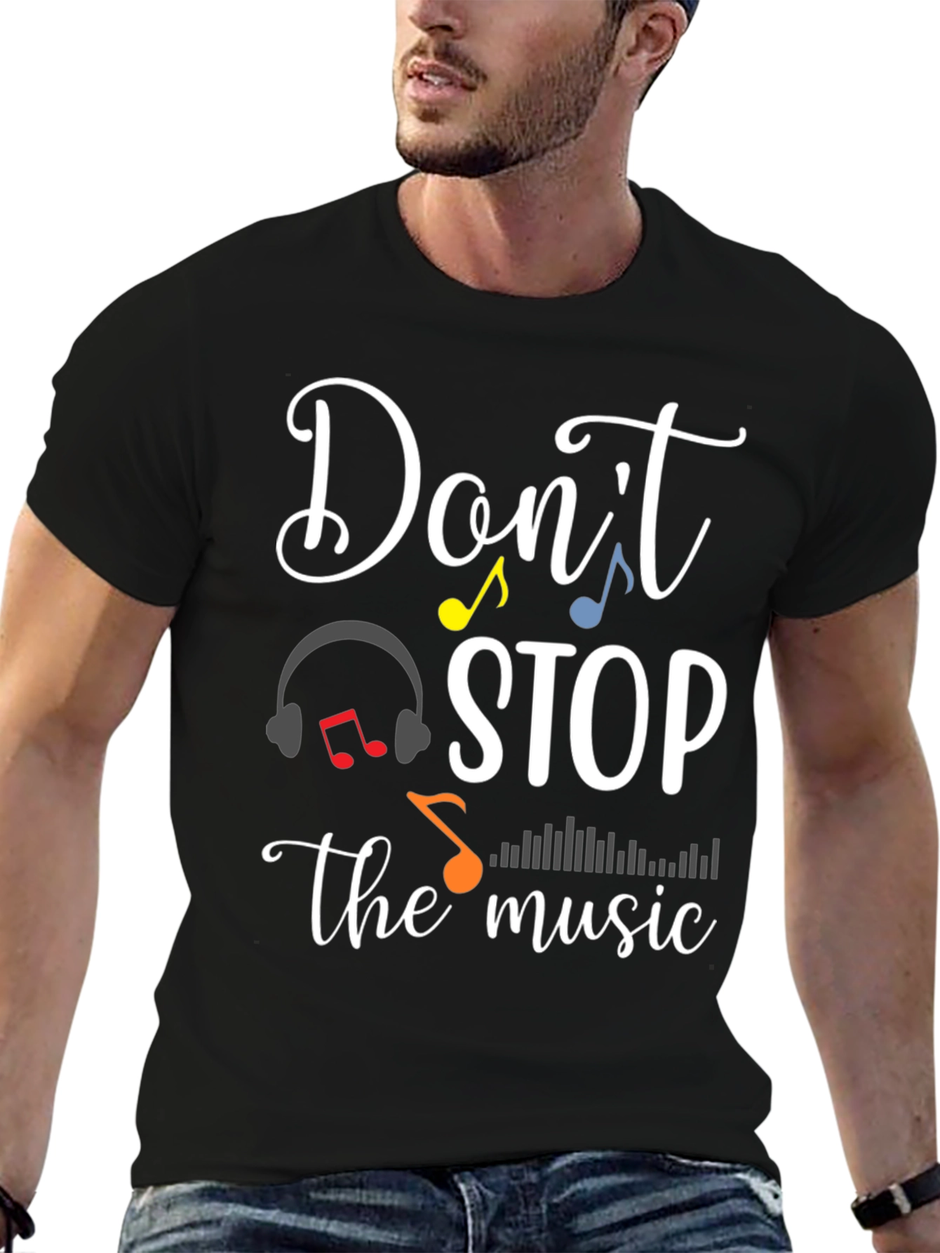 Dont Stop the Music Graphic T-Shirt