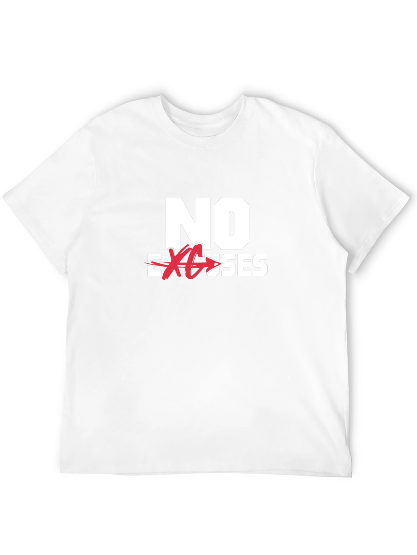 No Excuses Black Graphic Tee