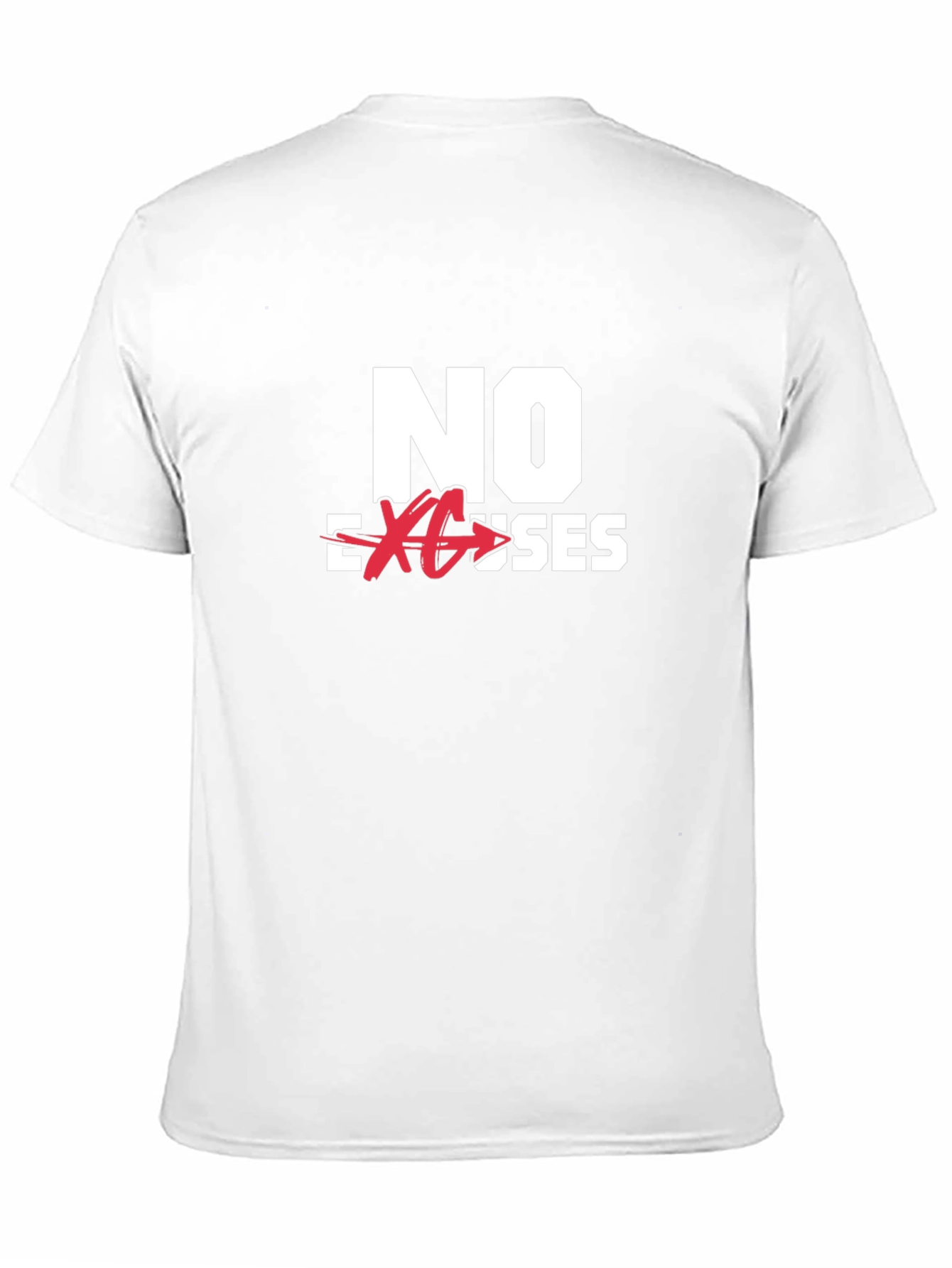 No Excuses Black Graphic Tee