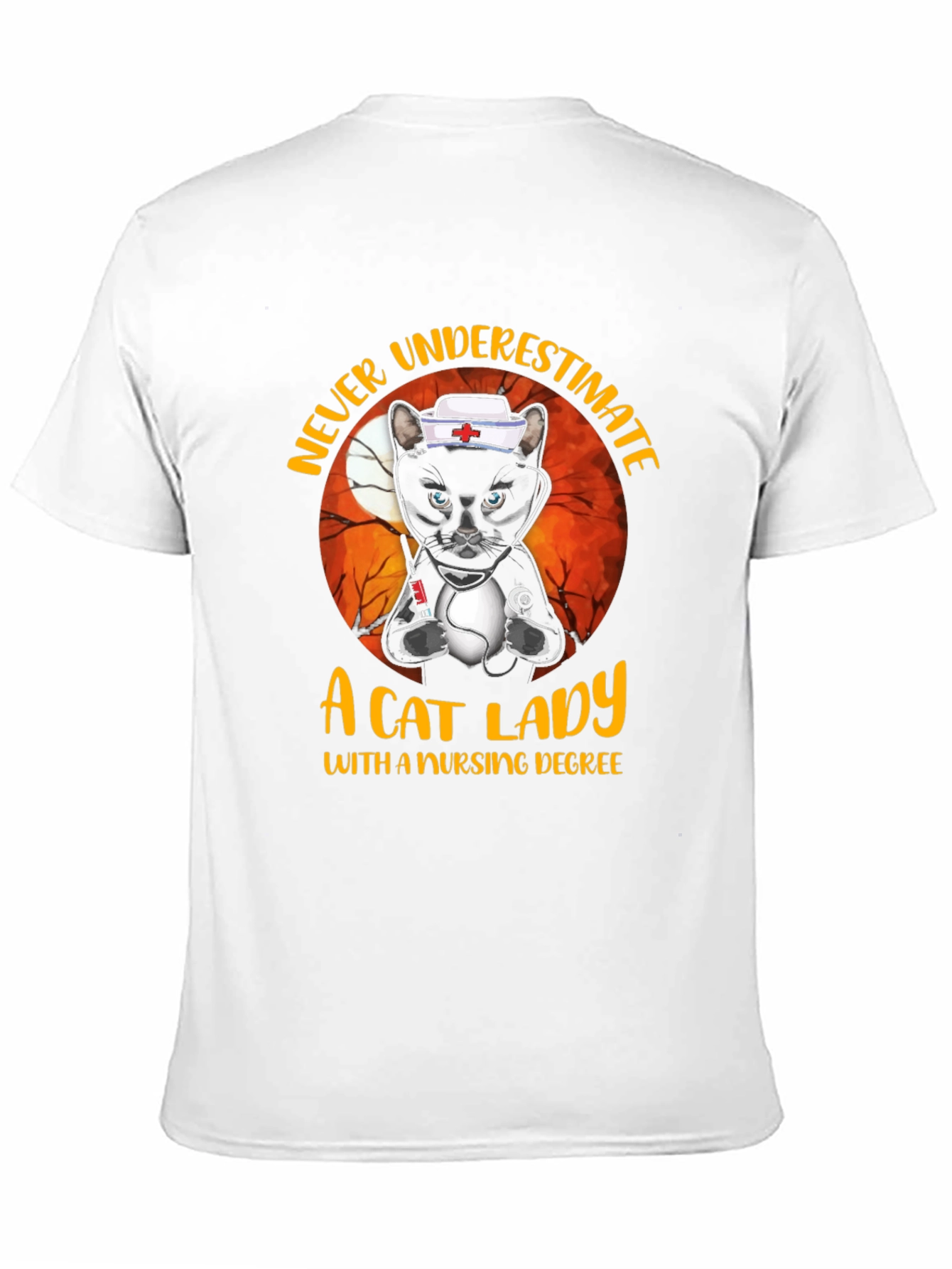 Cat Lady Nurse T-Shirt