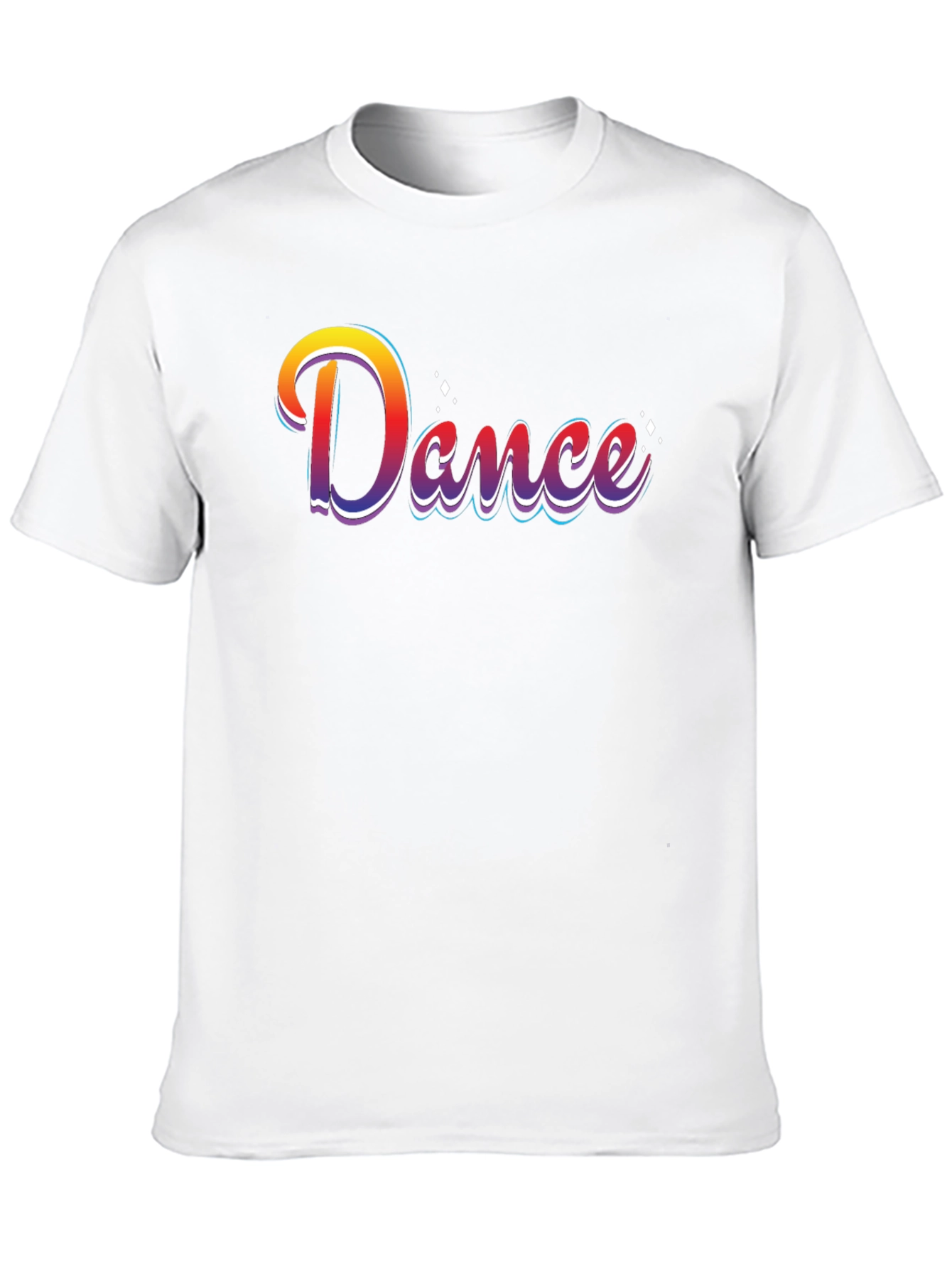 Retro Dance Graphic T-Shirt - Casual Black Tee