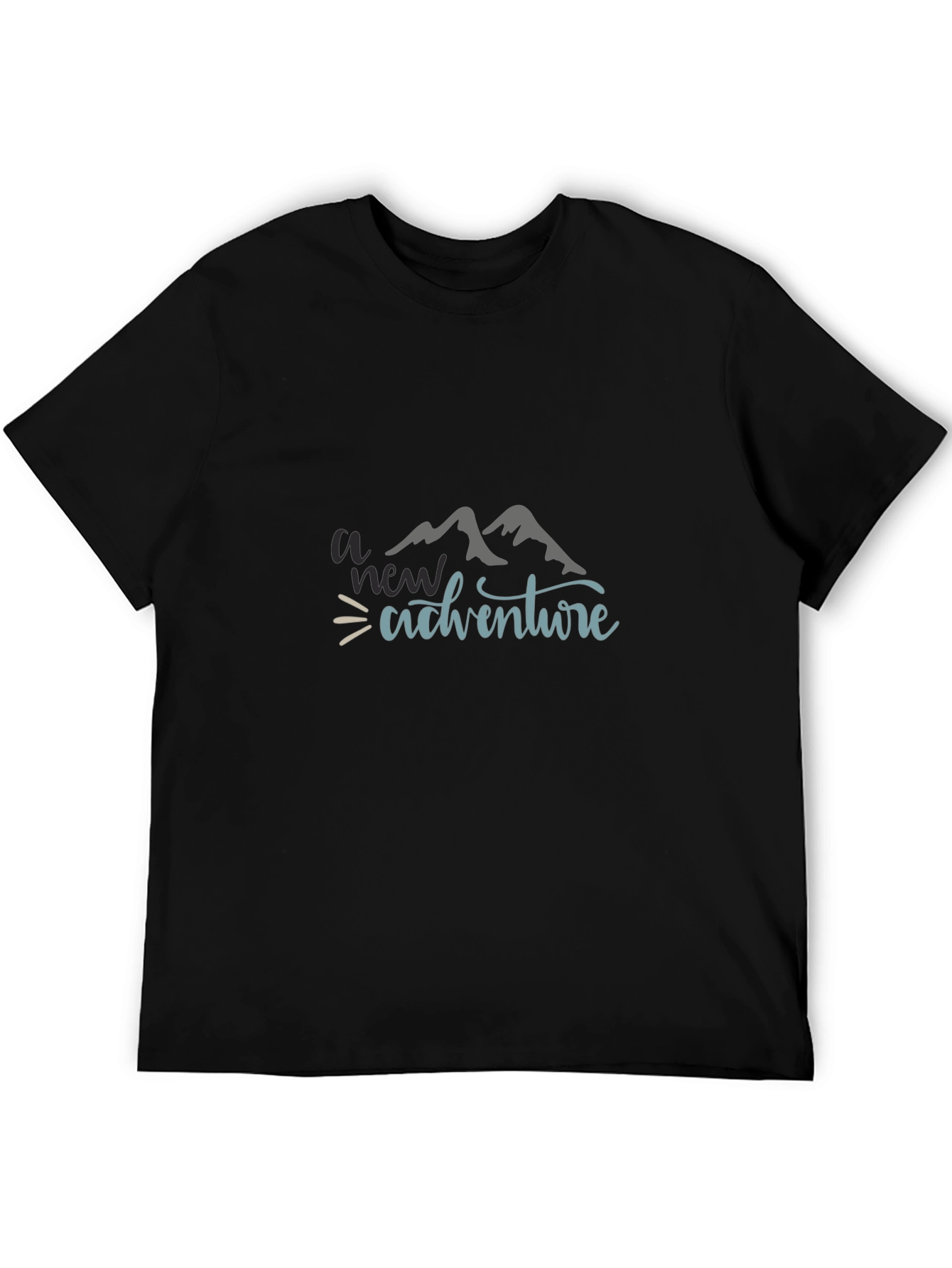 Adventure Awaits Graphic Tee - Black T-Shirt