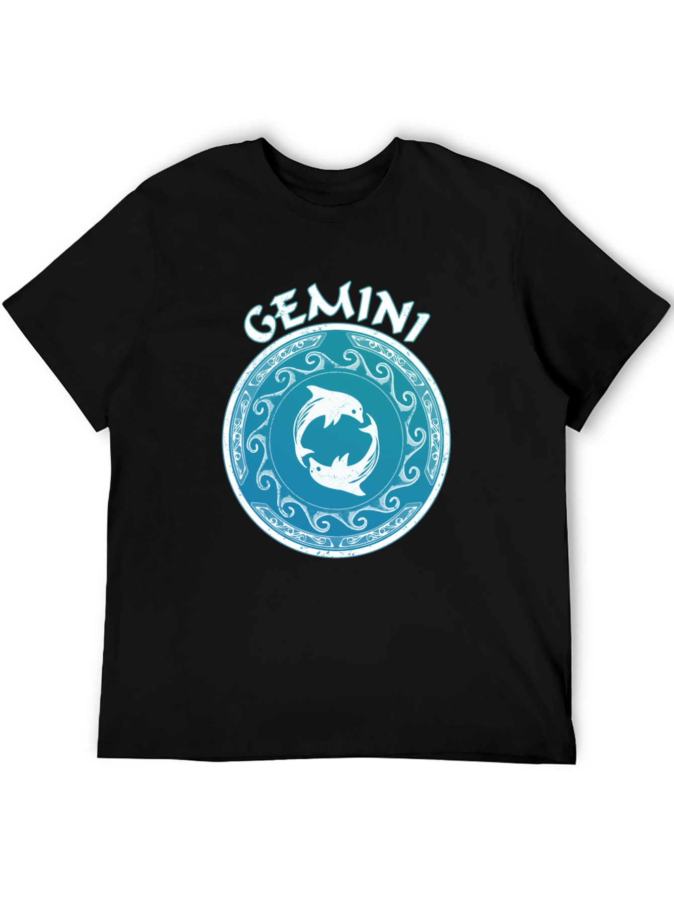 Gemini Zodiac T-Shirt - Celestial Twins Design