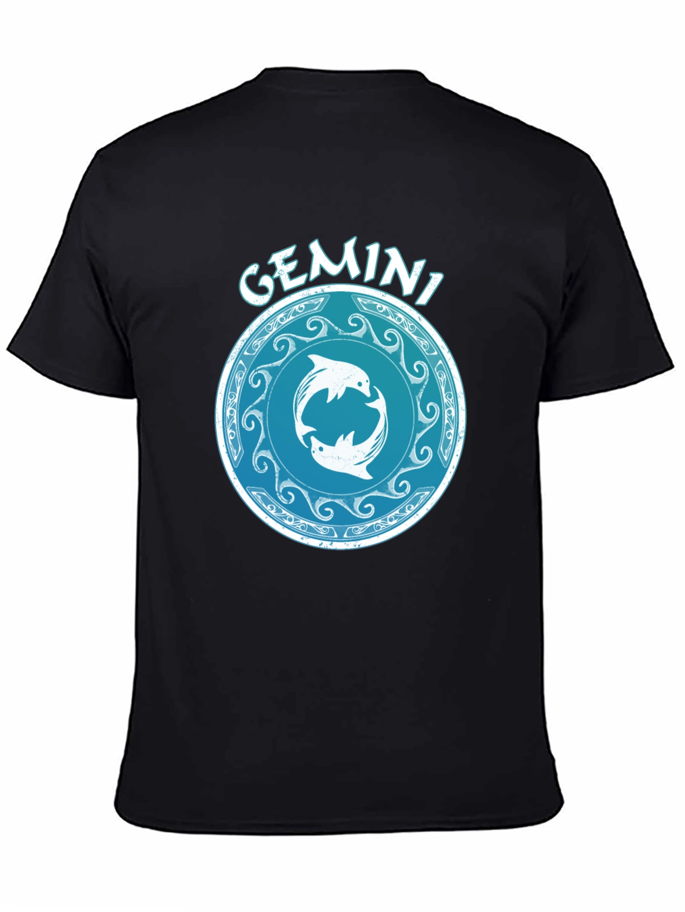 Gemini Zodiac T-Shirt - Celestial Twins Design