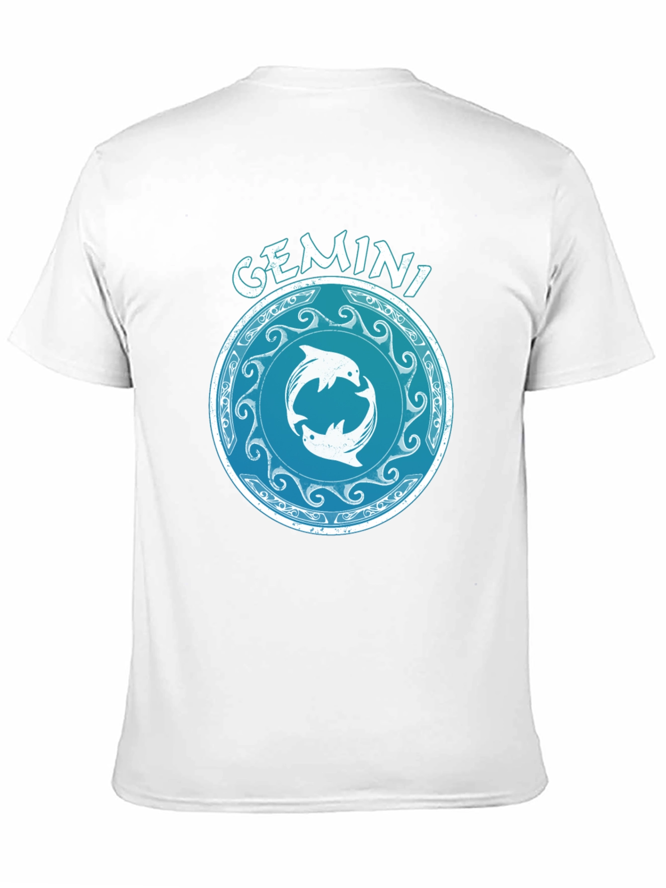 Gemini Zodiac T-Shirt - Celestial Twins Design