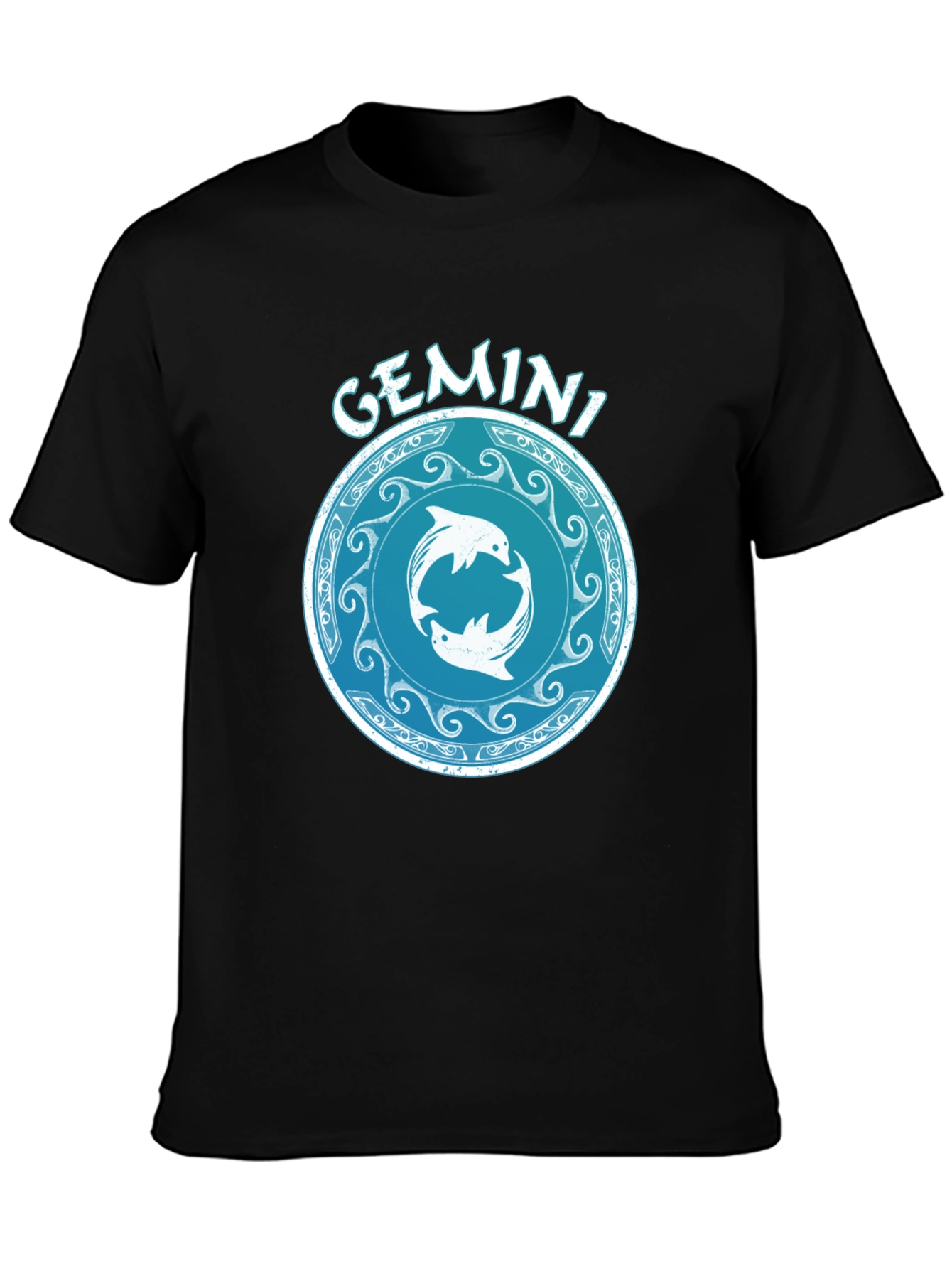 Gemini Zodiac T-Shirt - Celestial Twins Design