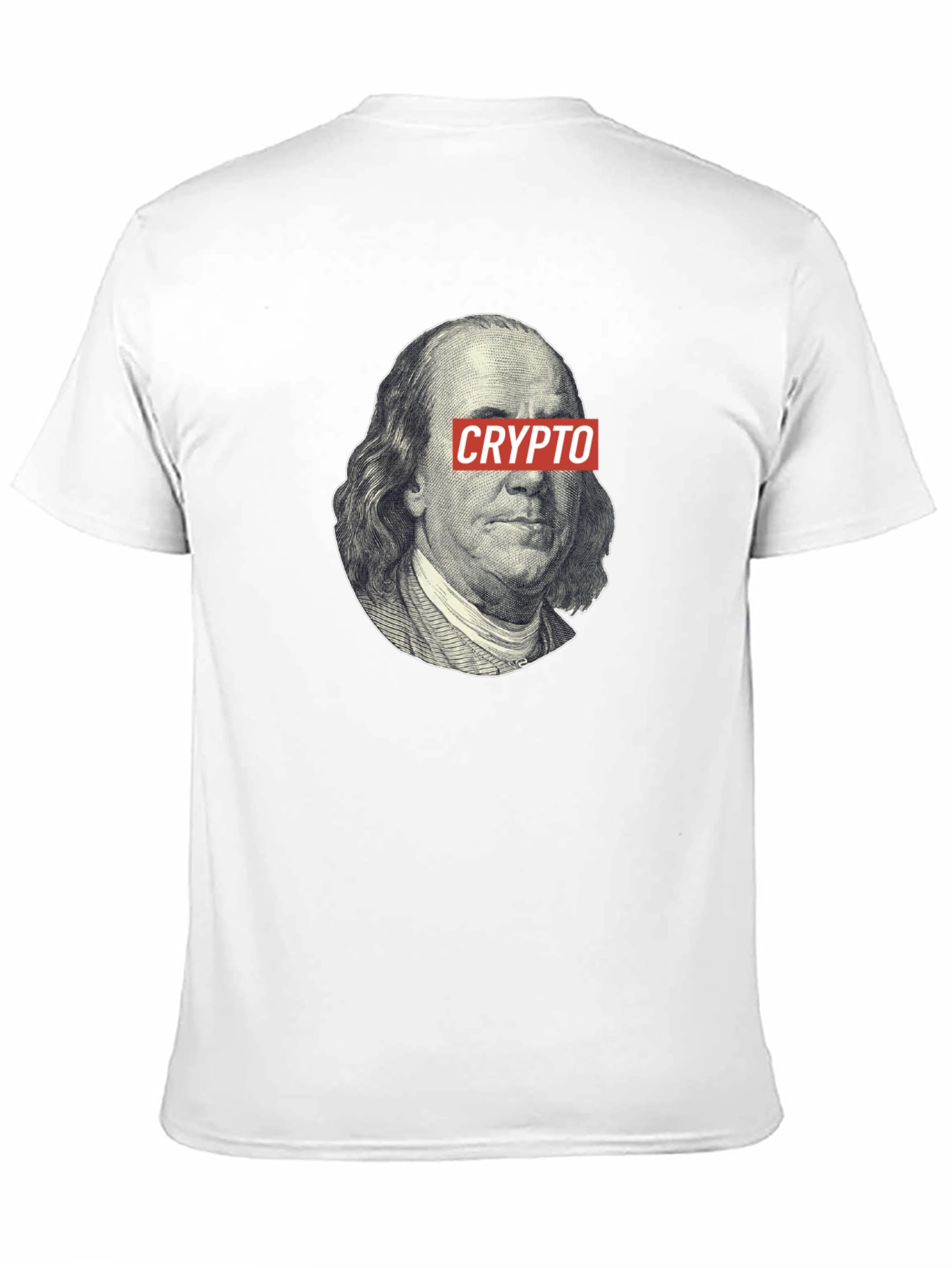 Crypto Benjamin Franklin Black T-Shirt