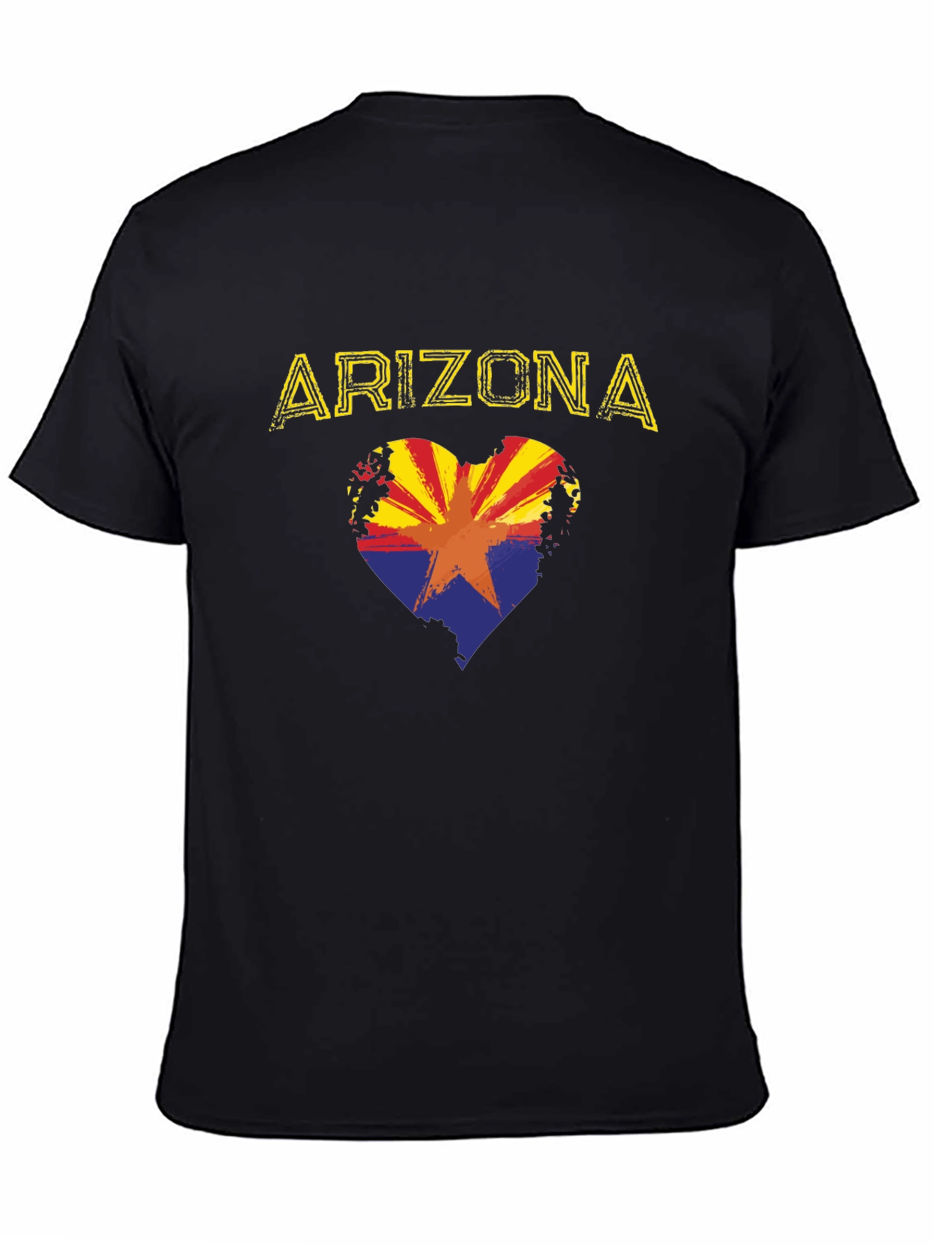 Arizona Heart Flag Graphic T-Shirt