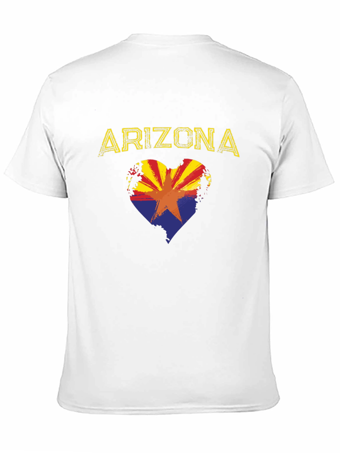 Arizona Heart Flag Graphic T-Shirt