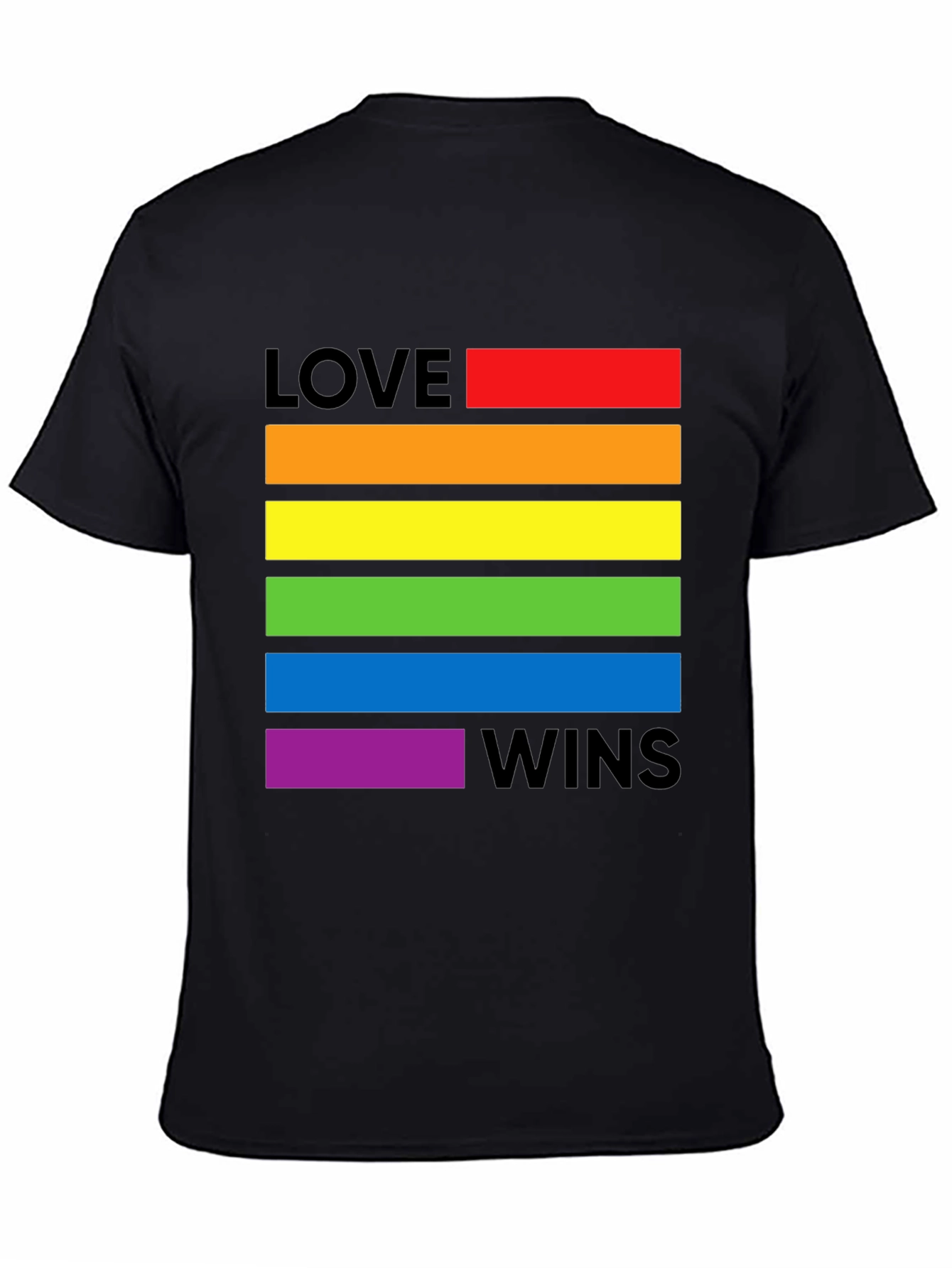 Love Wins Pride T-Shirt - Rainbow LGBTQ+ Tee