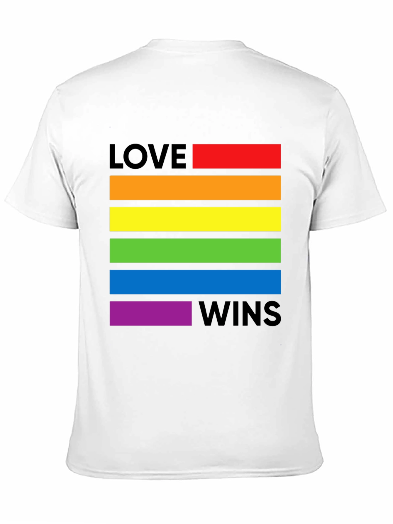 Love Wins Pride T-Shirt - Rainbow LGBTQ+ Tee