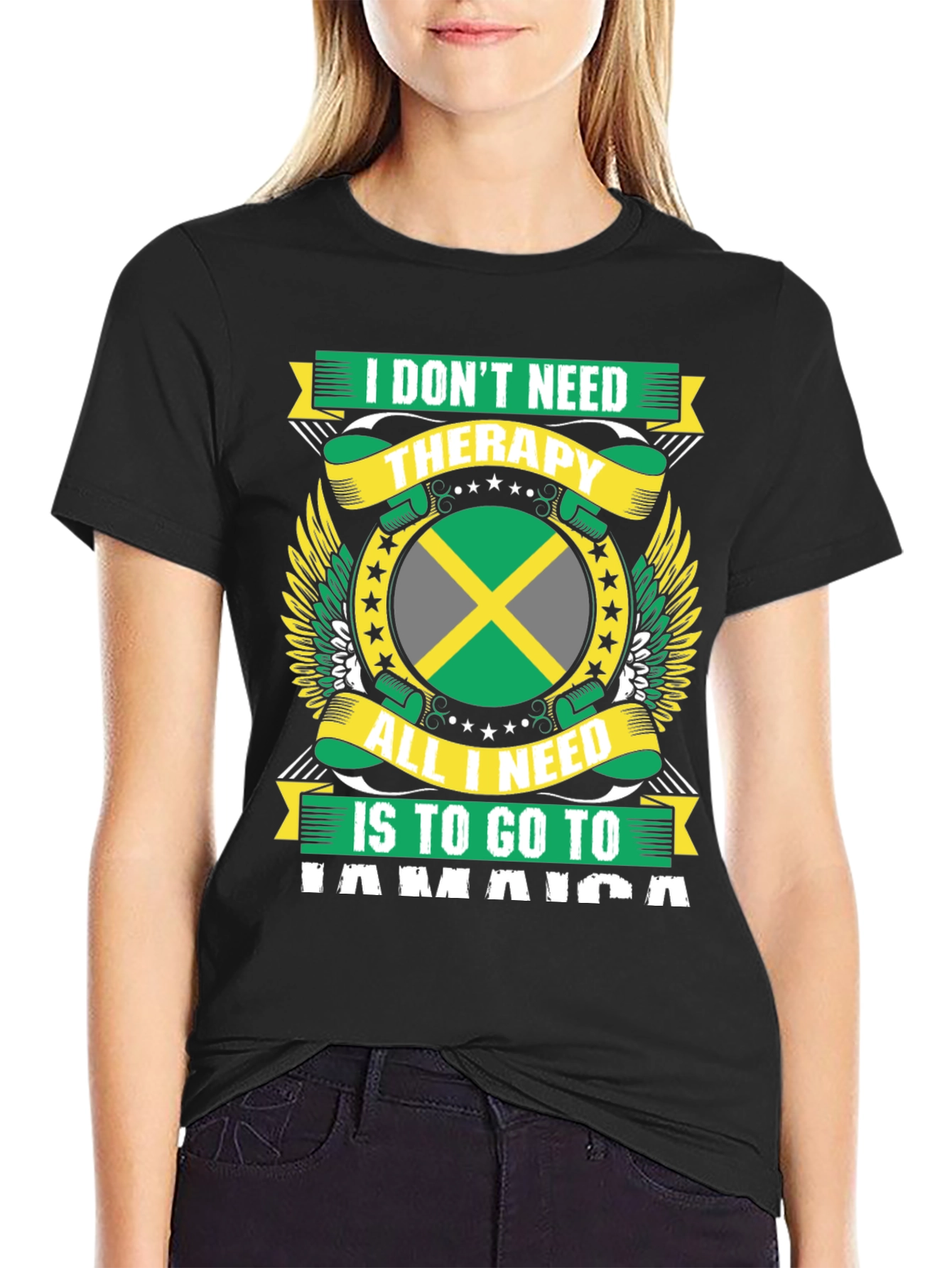 Jamaica Therapy Graphic T-Shirt