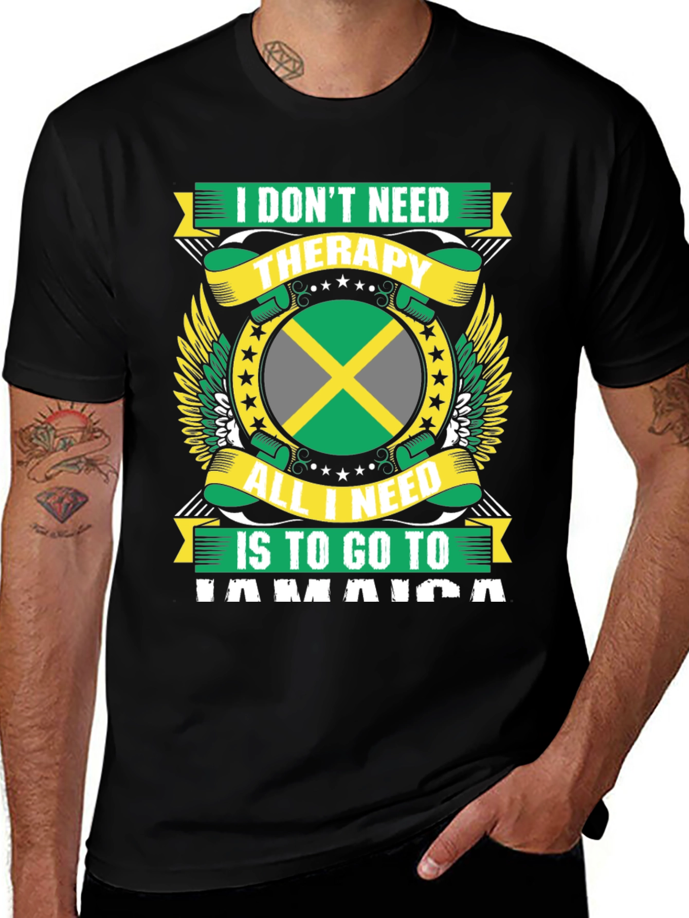 Jamaica Therapy Graphic T-Shirt