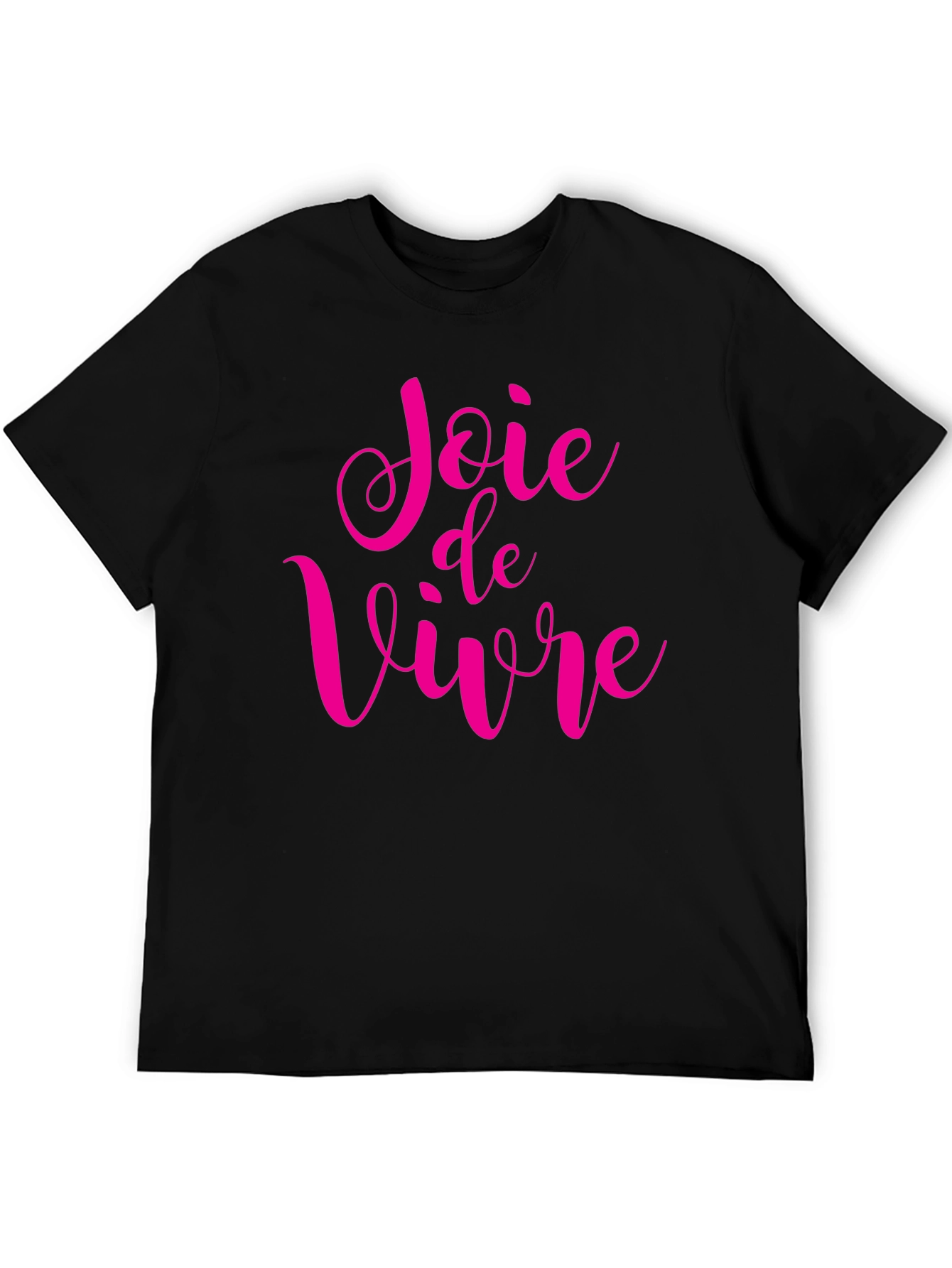 Joie de Vivre Graphic Tee - Black
