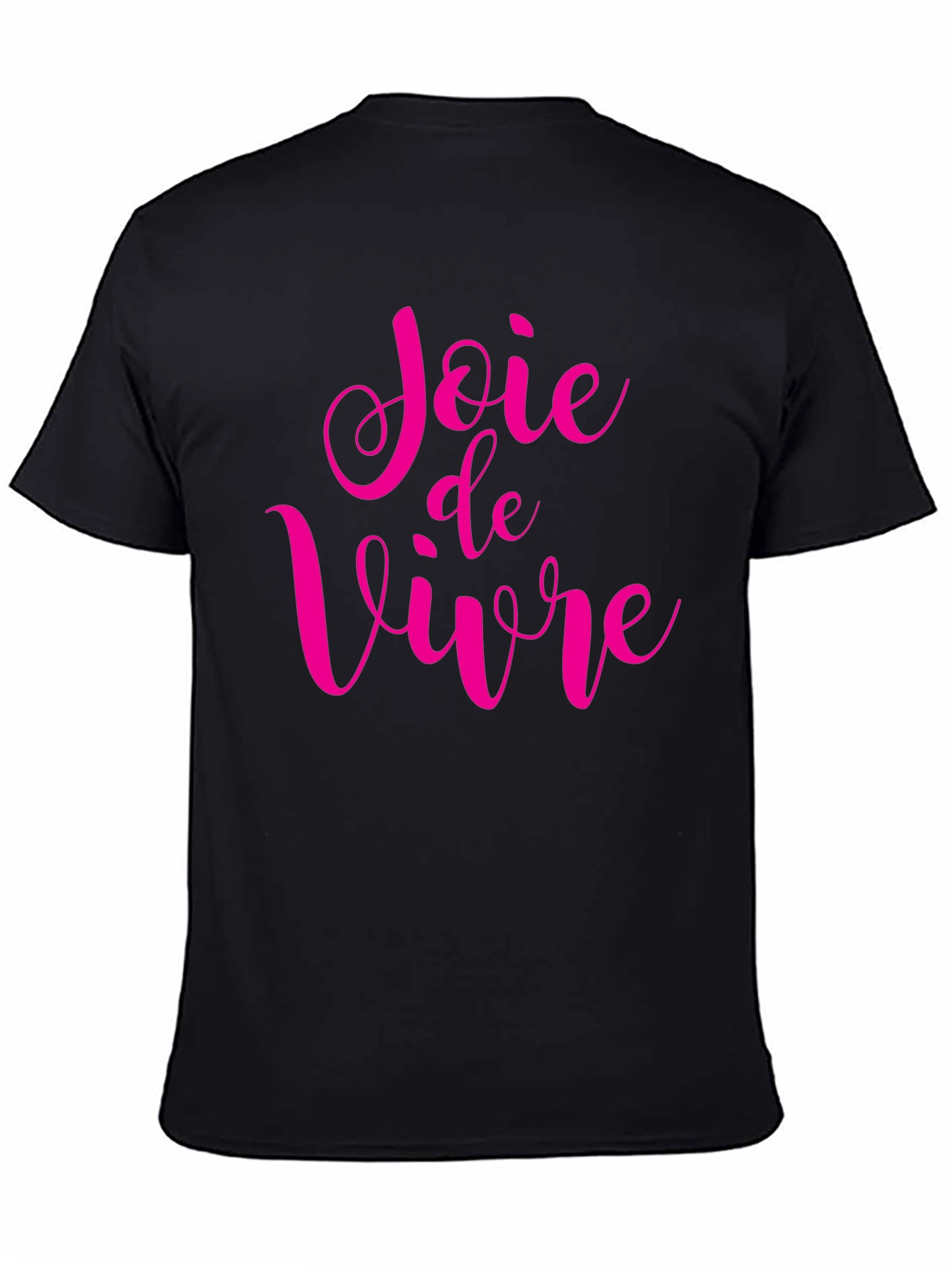 Joie de Vivre Graphic Tee - Black