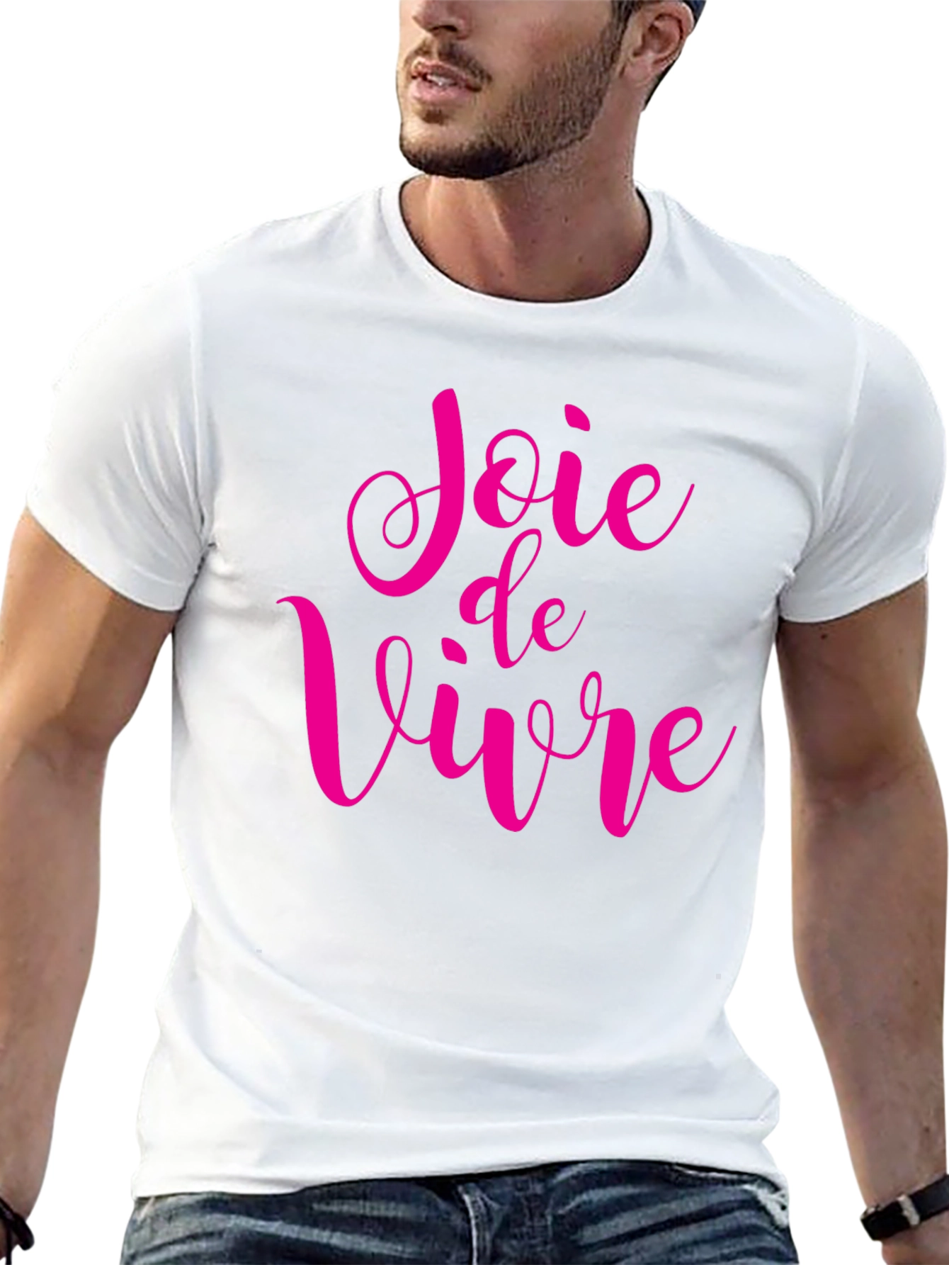 Joie de Vivre Graphic Tee - Black
