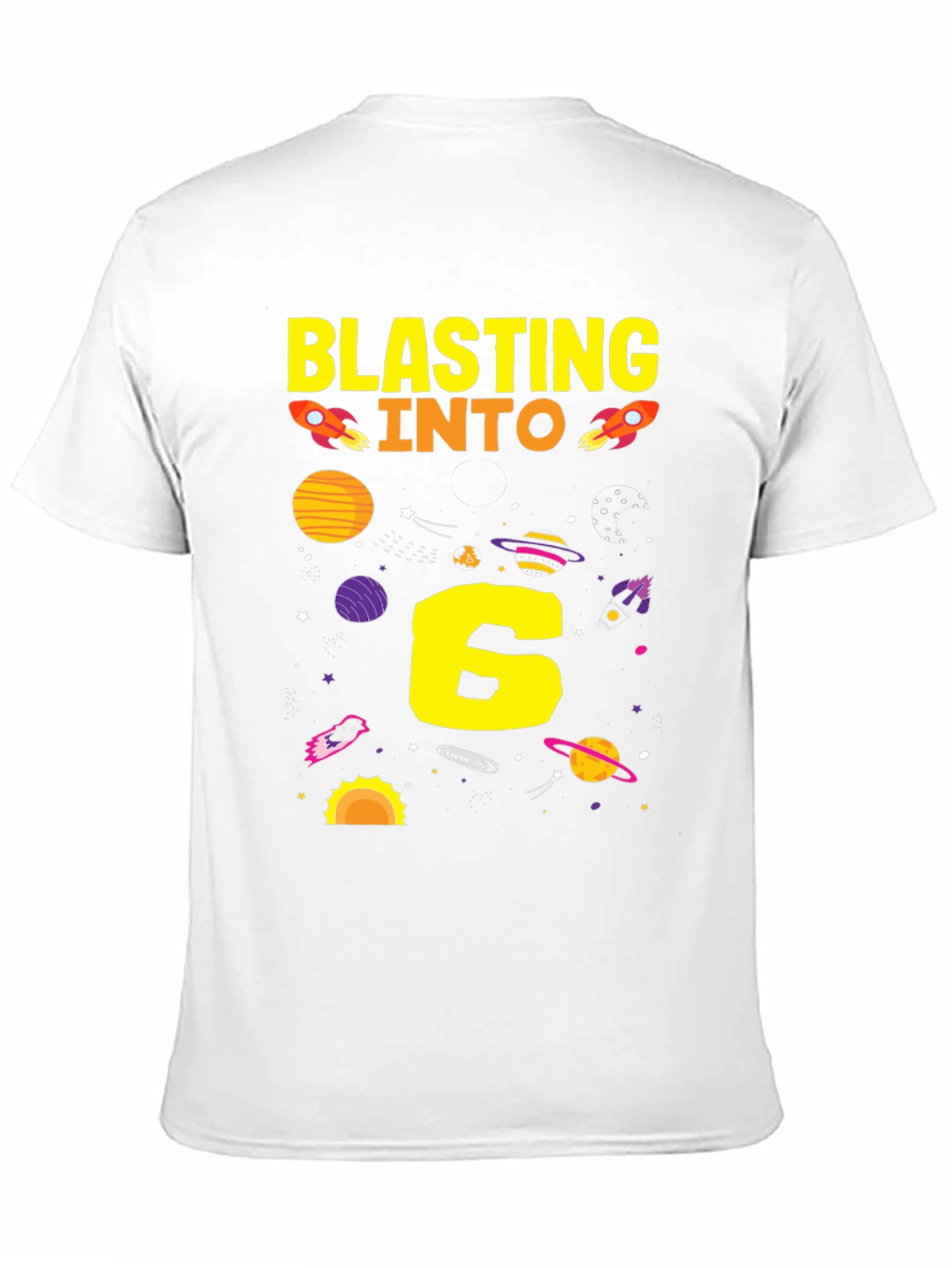 Blasting Into 6th Birthday T-Shirt