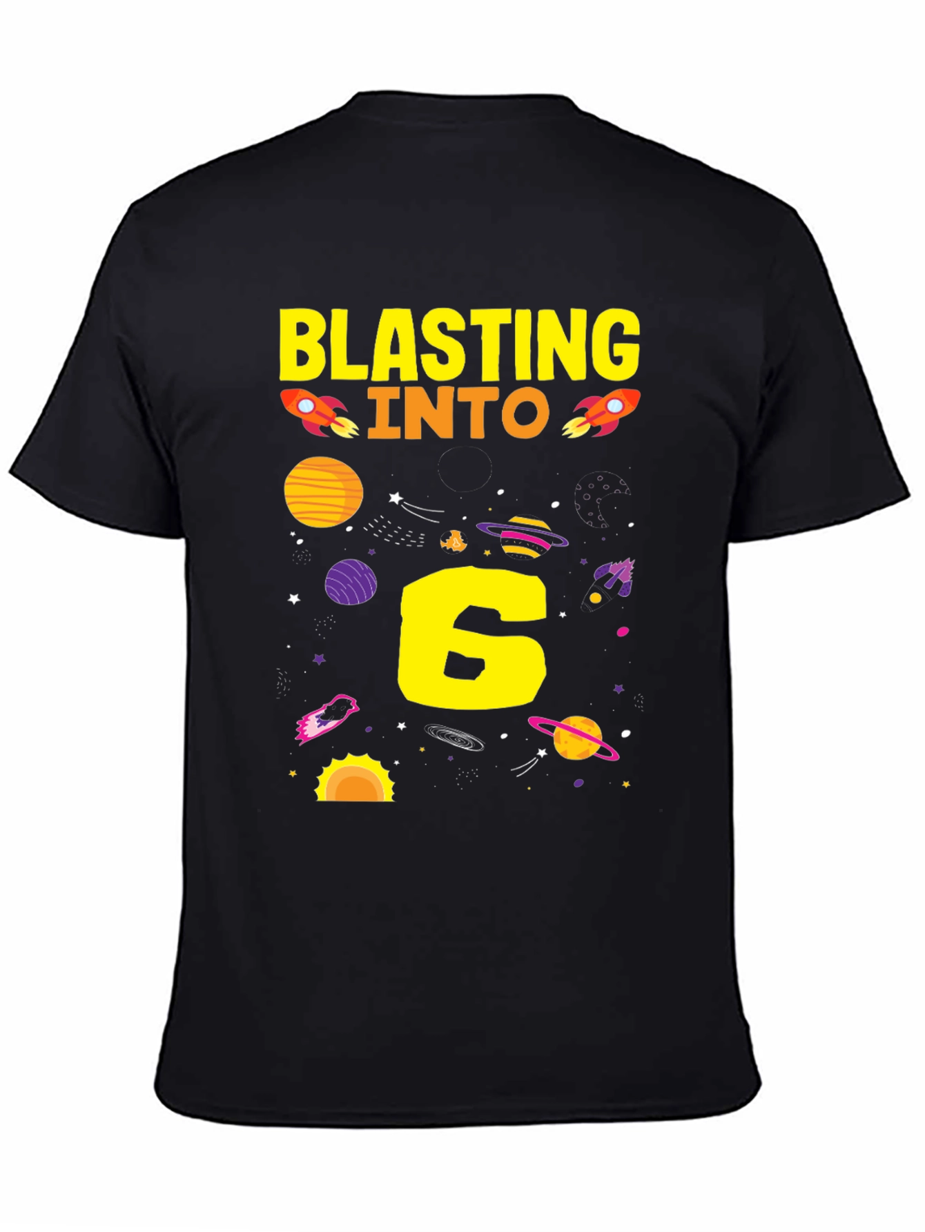 Blasting Into 6th Birthday T-Shirt