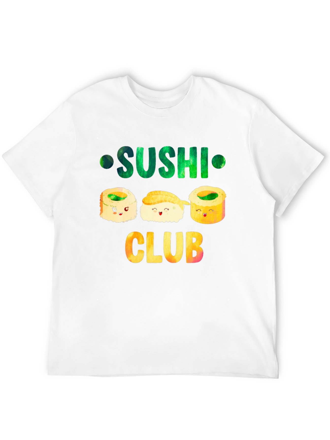 Sushi Club T-Shirt Funny Foodie Tee
