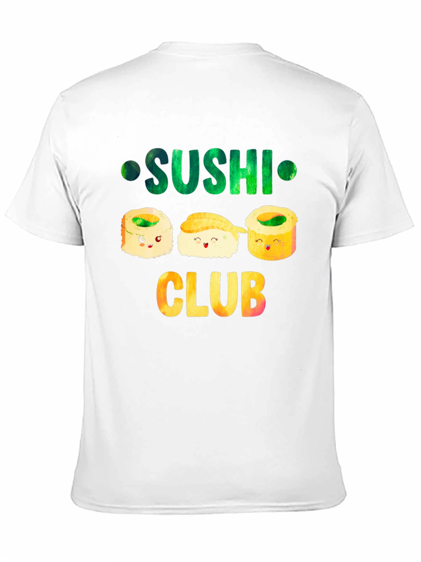 Sushi Club T-Shirt Funny Foodie Tee